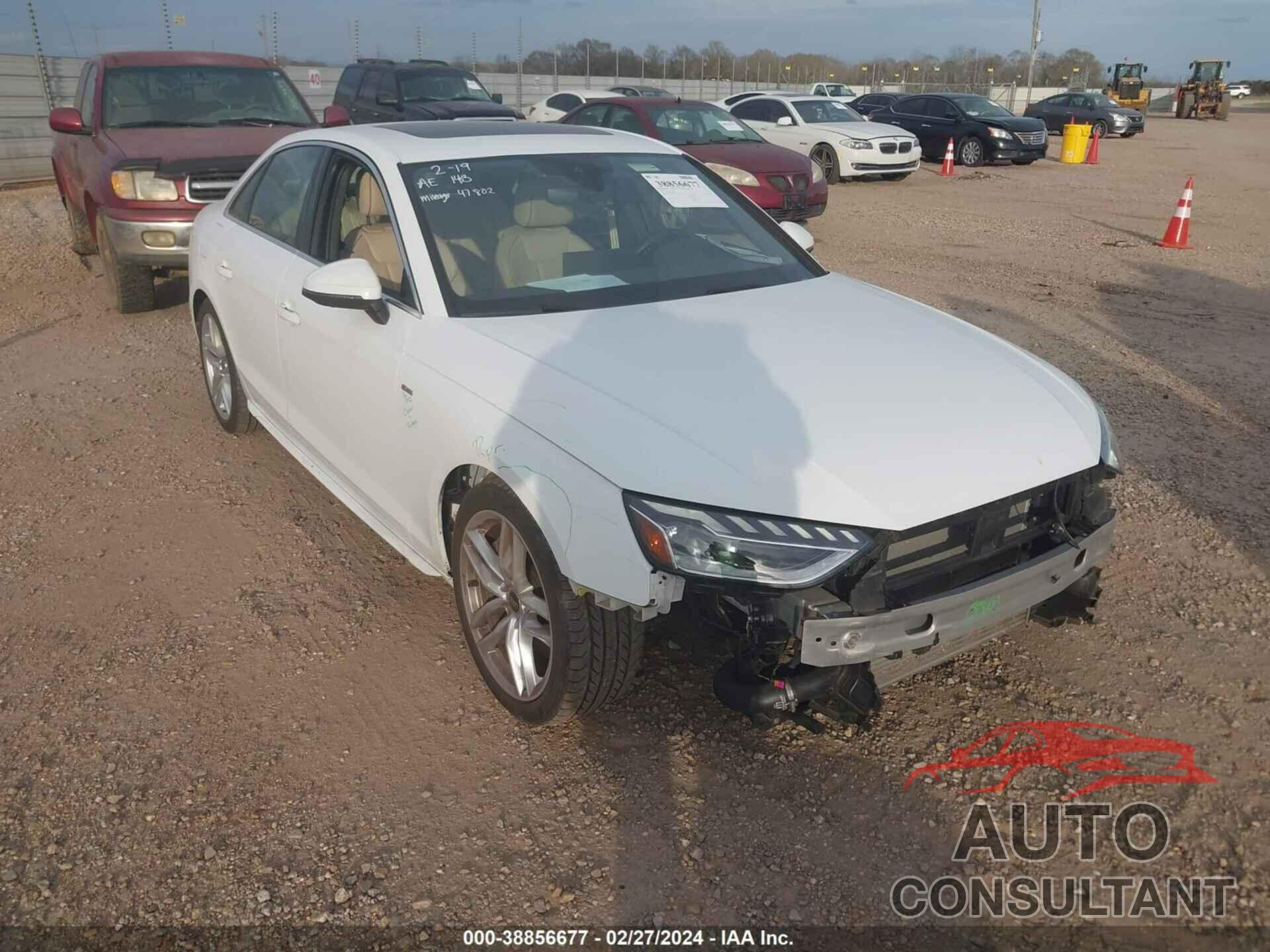 AUDI A4 2023 - WAUEAAF47PN001529