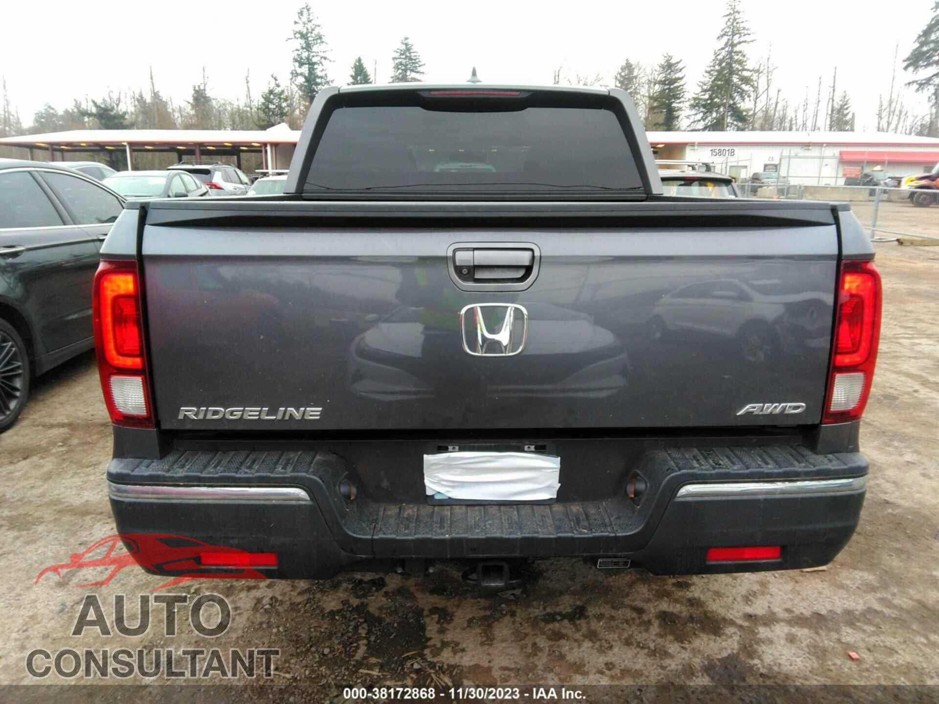HONDA RIDGELINE 2017 - 5FPYK3F68HB001721