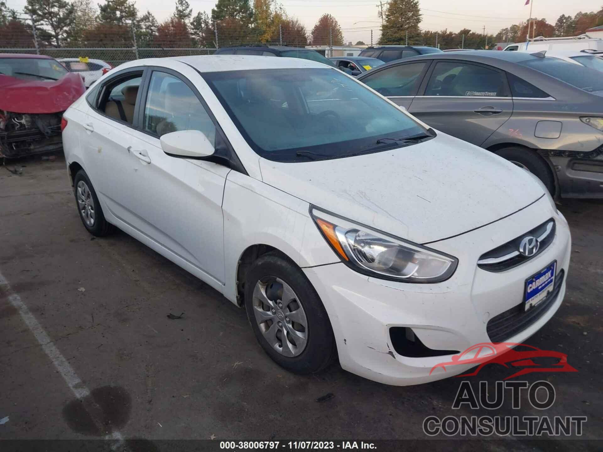 HYUNDAI ACCENT 2016 - KMHCT4AE5GU946986