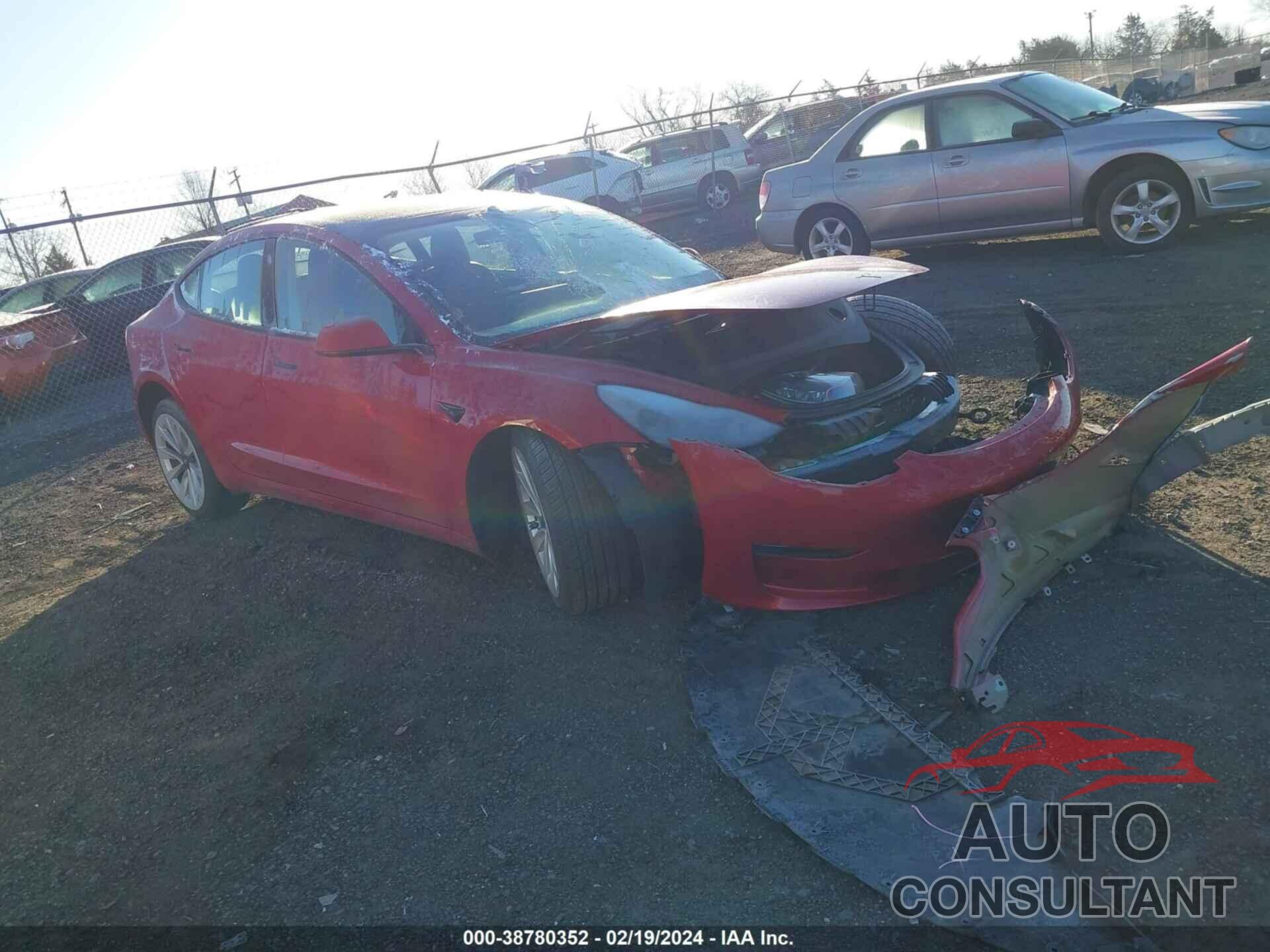 TESLA MODEL 3 2022 - 5YJ3E1EA7NF286525