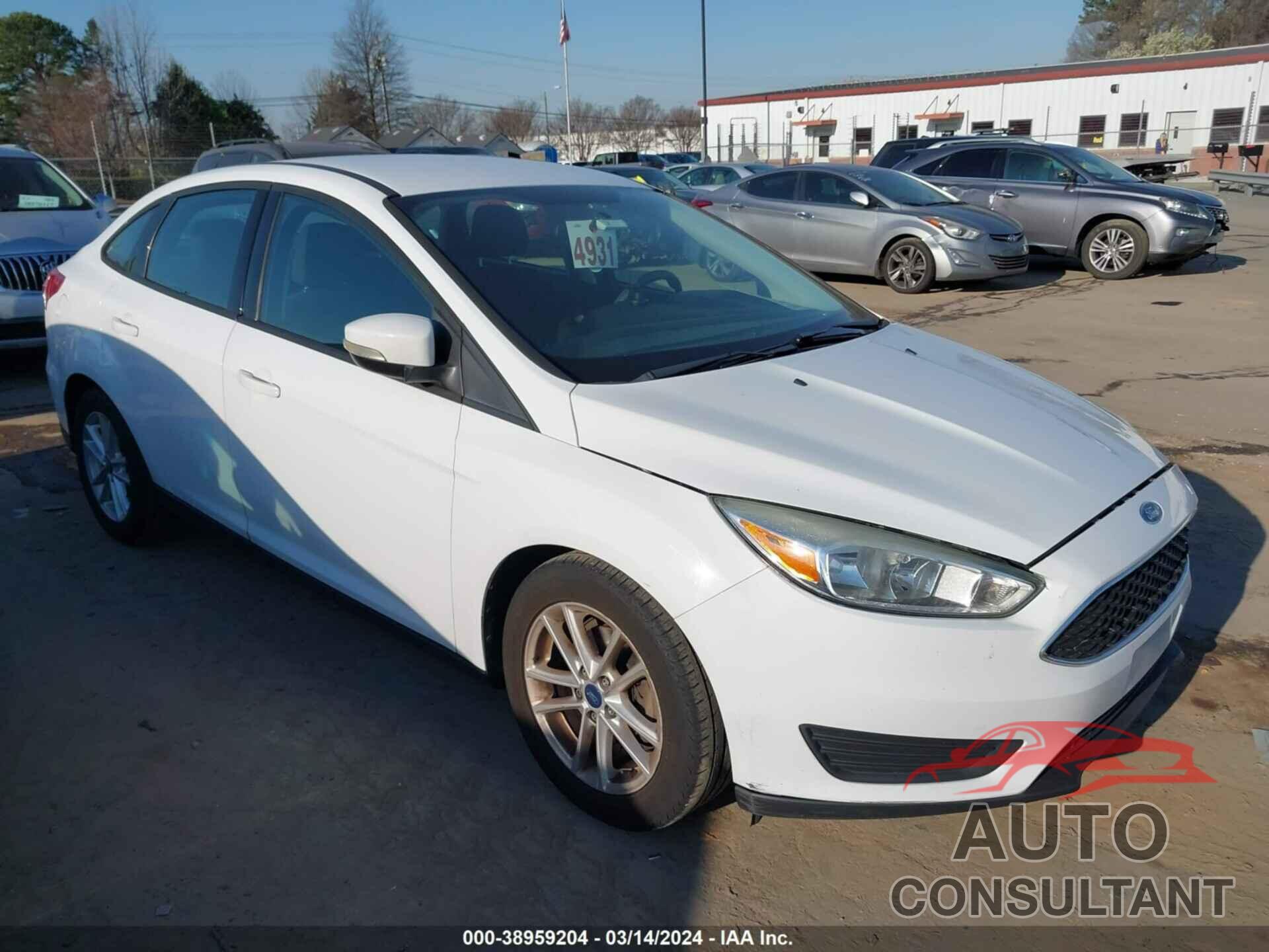 FORD FOCUS 2017 - 1FADP3F27HL241478