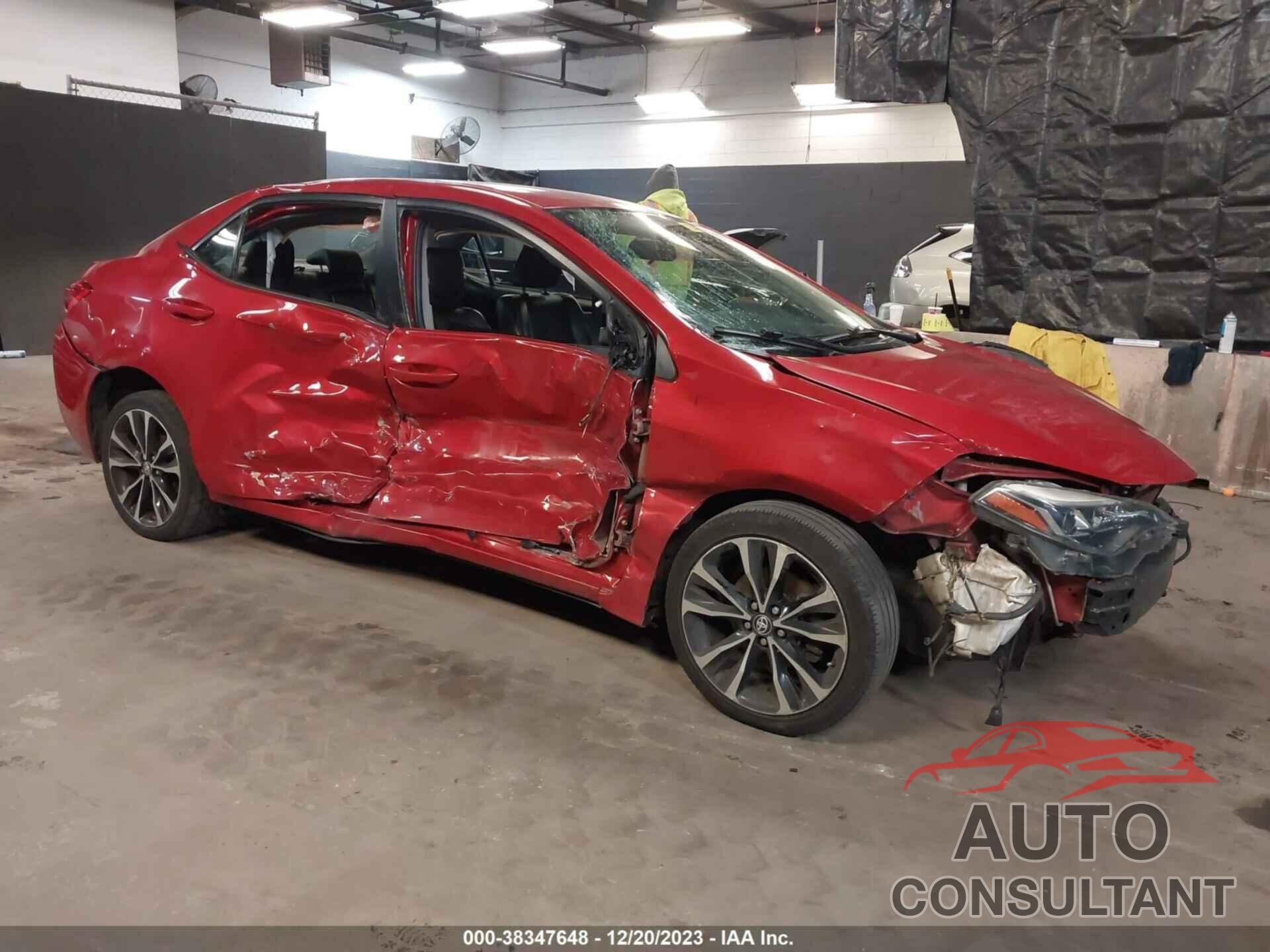 TOYOTA COROLLA 2017 - 2T1BURHE1HC929522