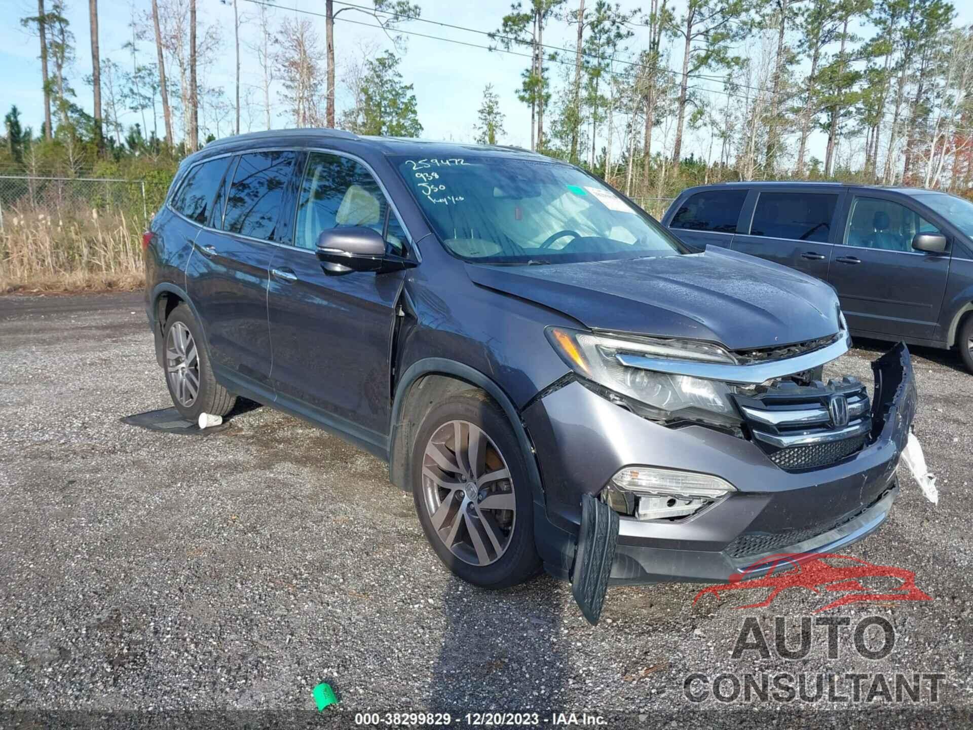 HONDA PILOT 2017 - 5FNYF5H91HB000085