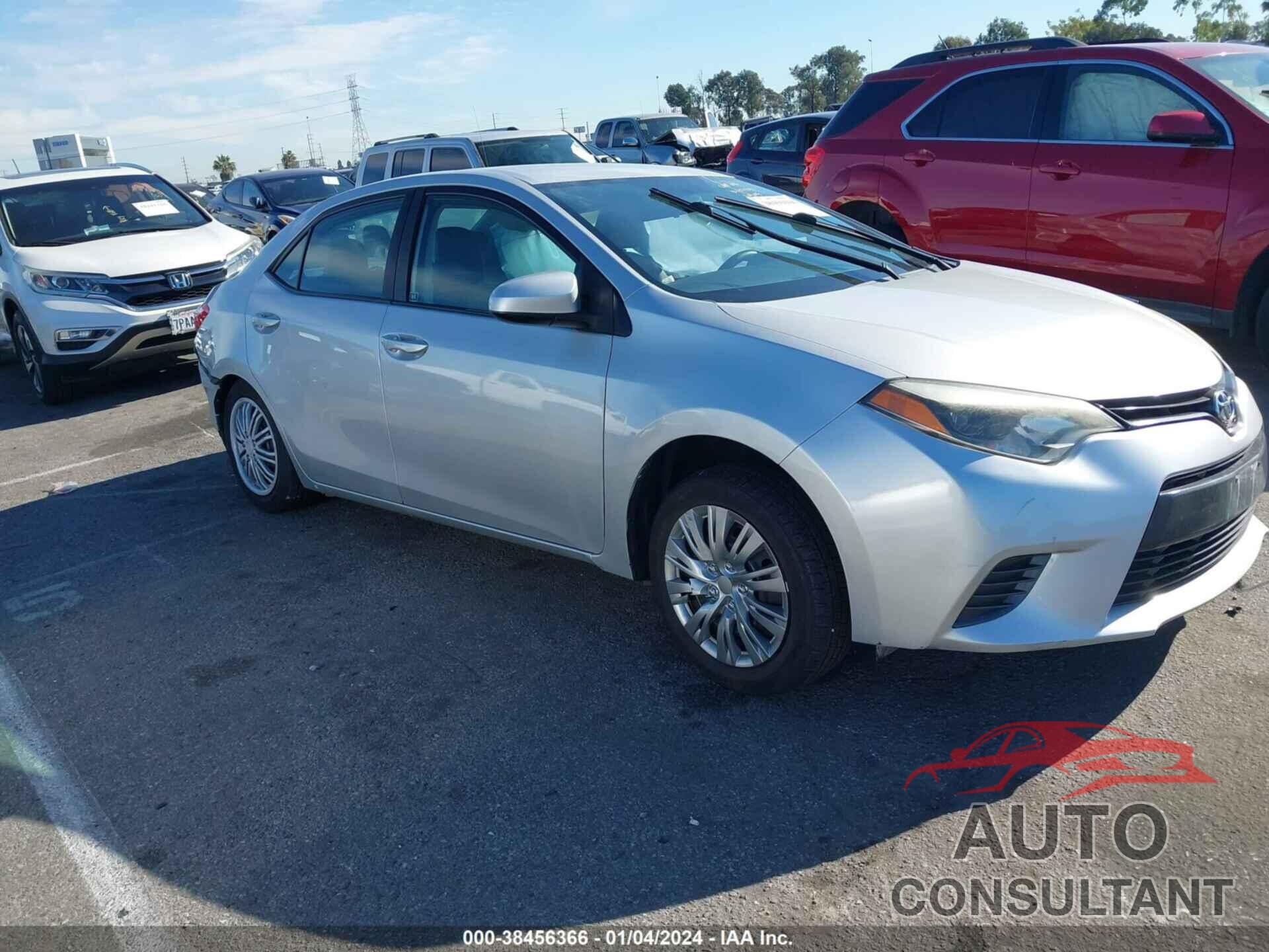 TOYOTA COROLLA 2016 - 5YFBURHE0GP521009