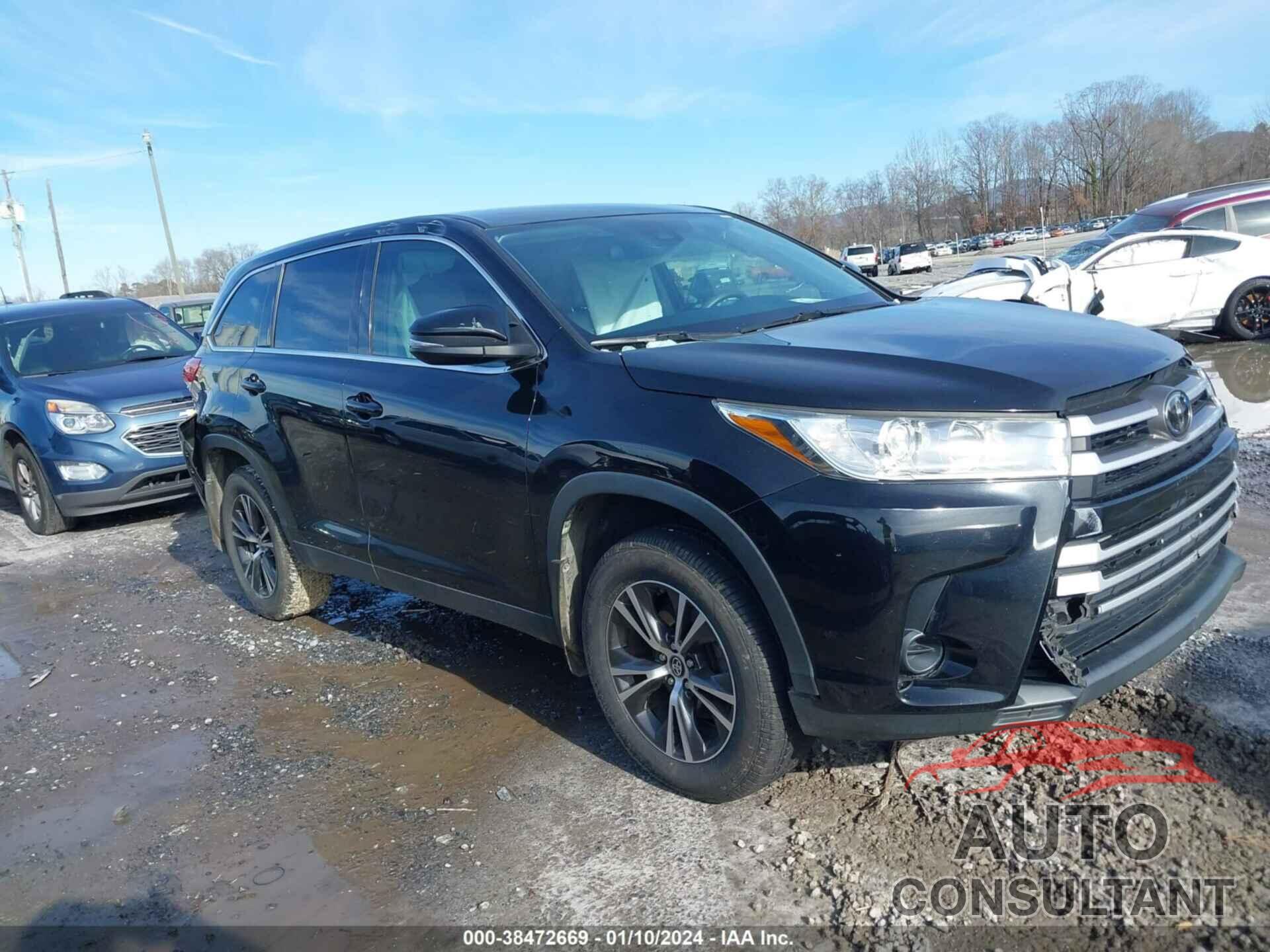 TOYOTA HIGHLANDER 2019 - 5TDBZRFH3KS962261