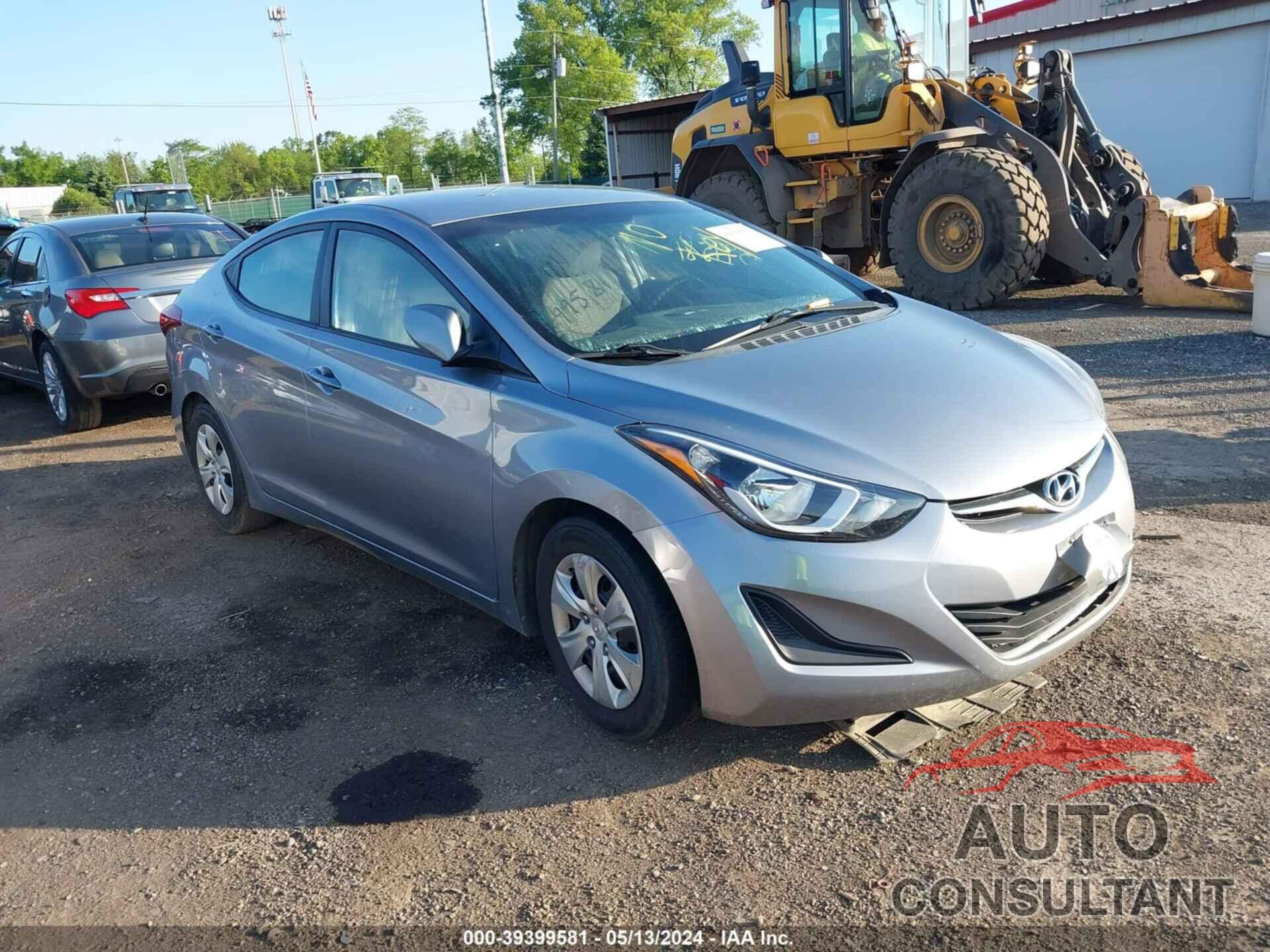 HYUNDAI ELANTRA 2016 - 5NPDH4AE7GH770835