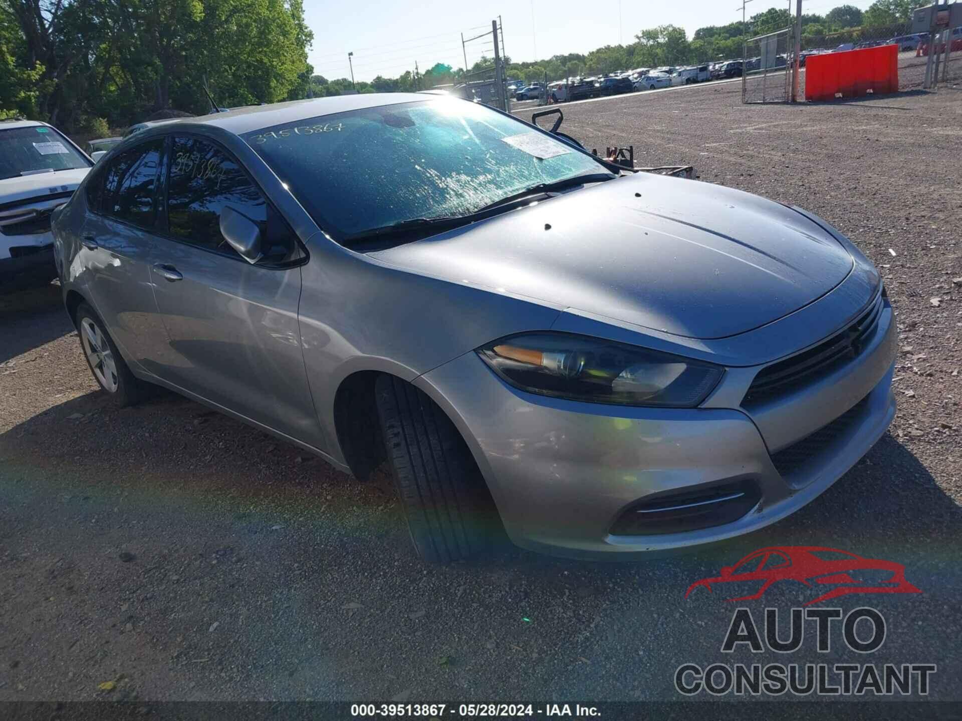 DODGE DART 2015 - 1C3CDFBB2FD415104