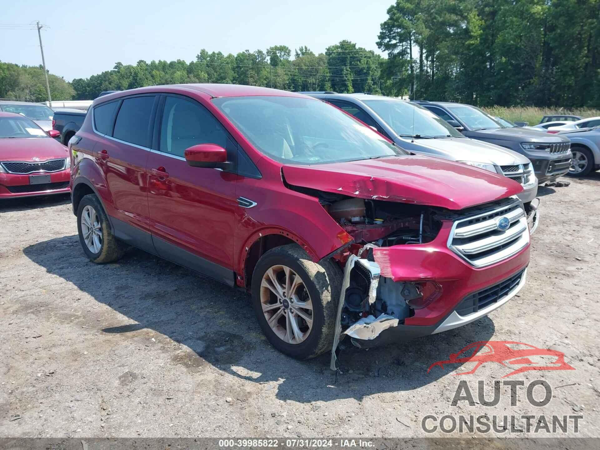 FORD ESCAPE 2017 - 1FMCU0G99HUB91245