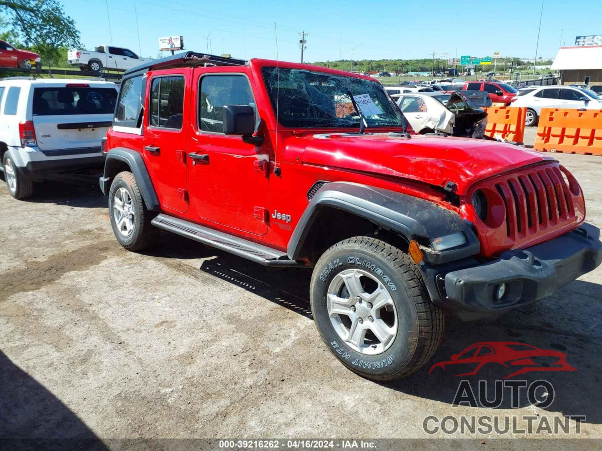 JEEP WRANGLER UNLIMITED 2020 - 1C4HJXDG4LW219268