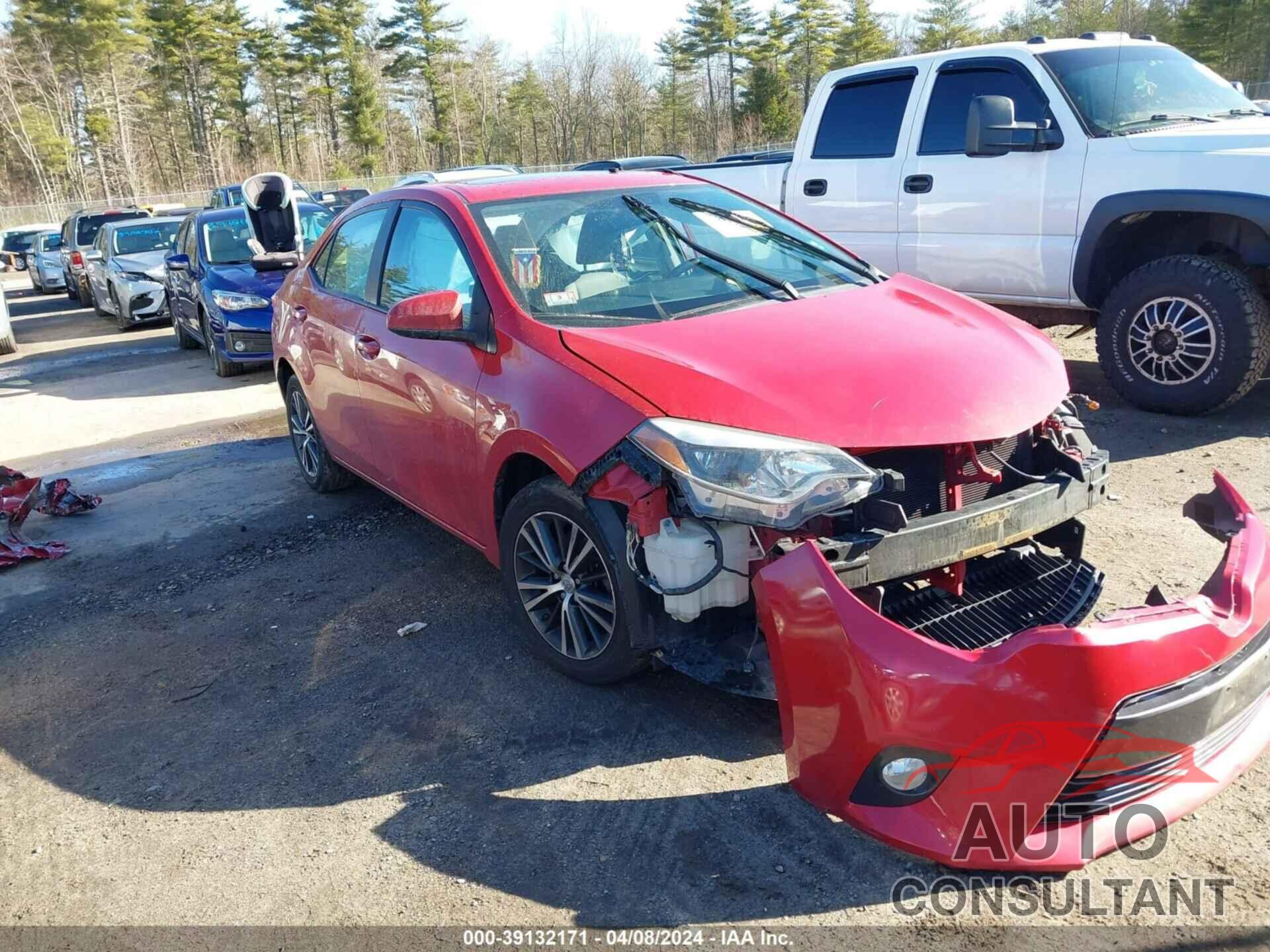 TOYOTA COROLLA 2016 - 2T1BURHE5GC744677
