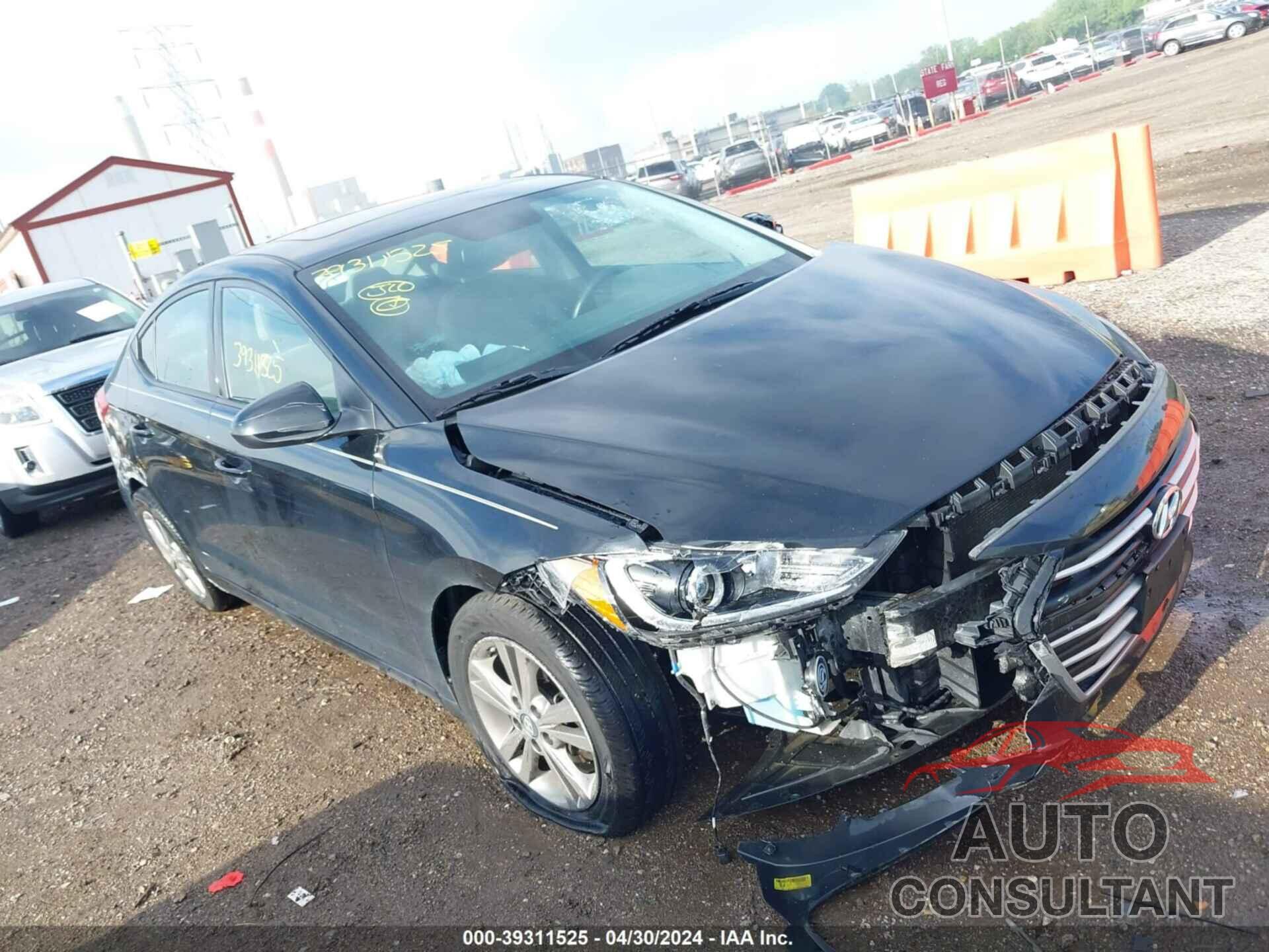 HYUNDAI ELANTRA 2018 - 5NPD84LFXJH219974