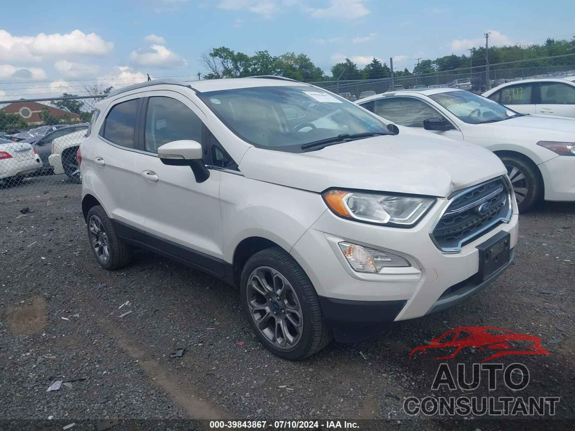 FORD ECOSPORT 2018 - MAJ6P1WL0JC168191