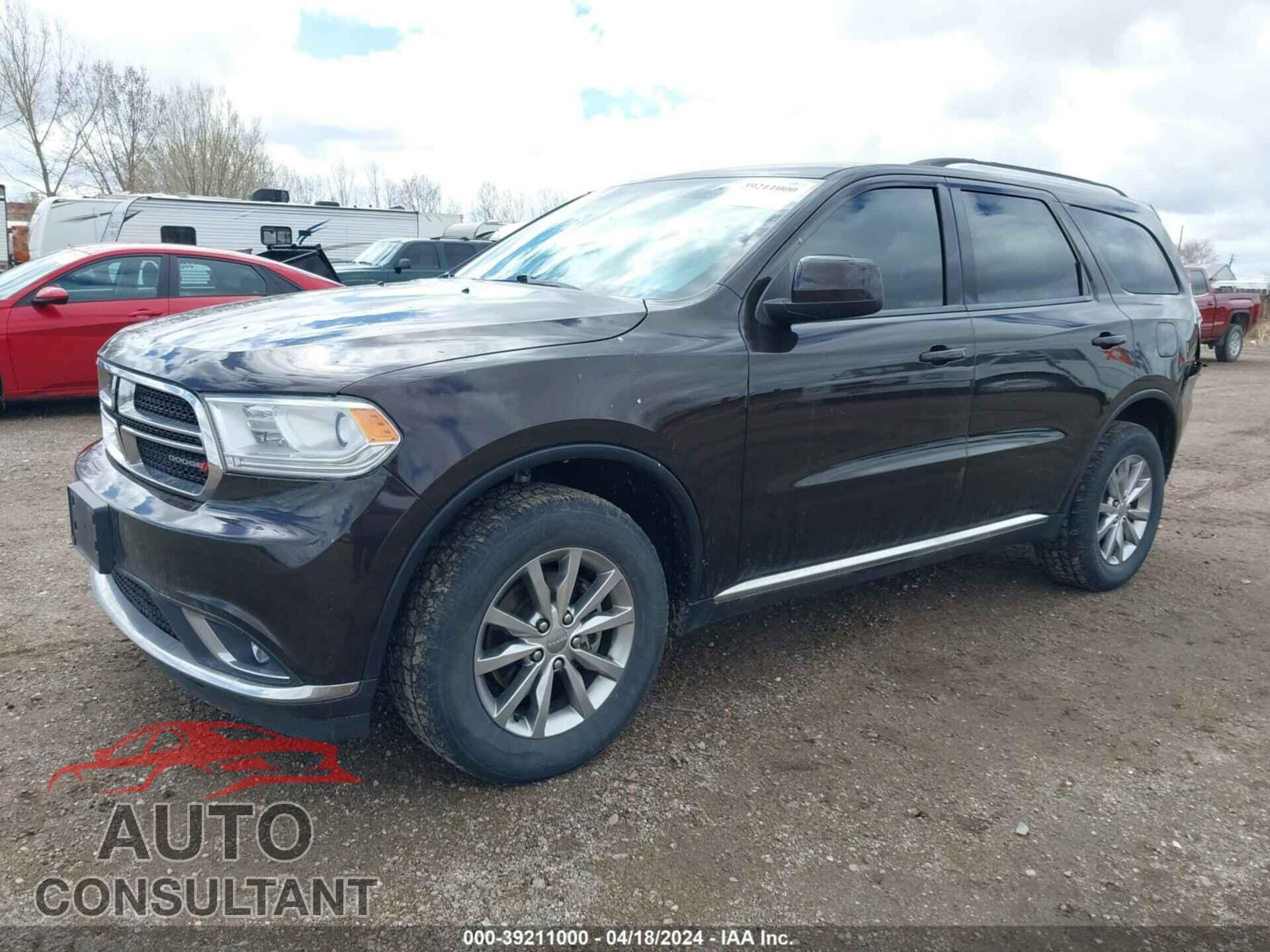 DODGE DURANGO 2017 - 1C4RDJAG6HC824026