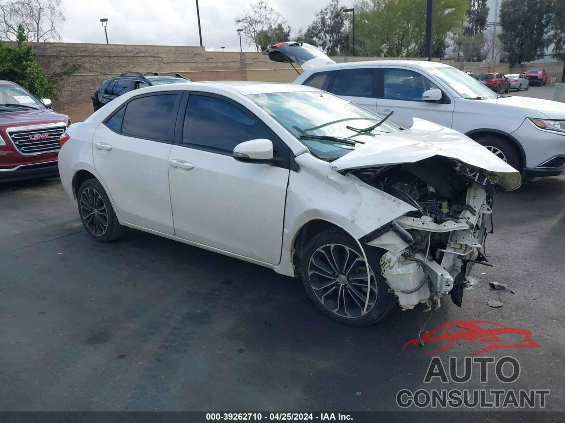 TOYOTA COROLLA 2016 - 2T1BURHE9GC744682