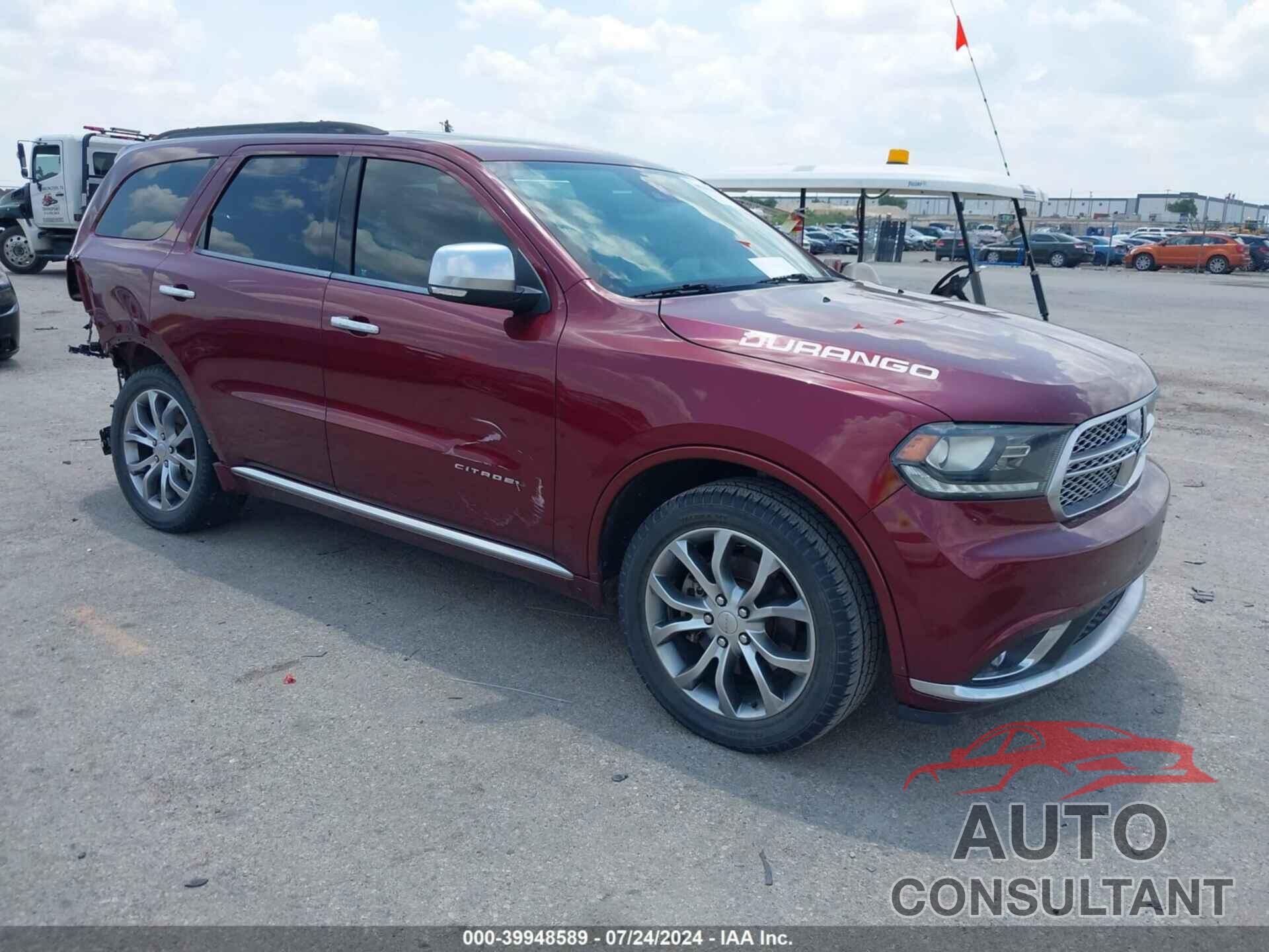 DODGE DURANGO 2017 - 1C4RDHEGXHC677129