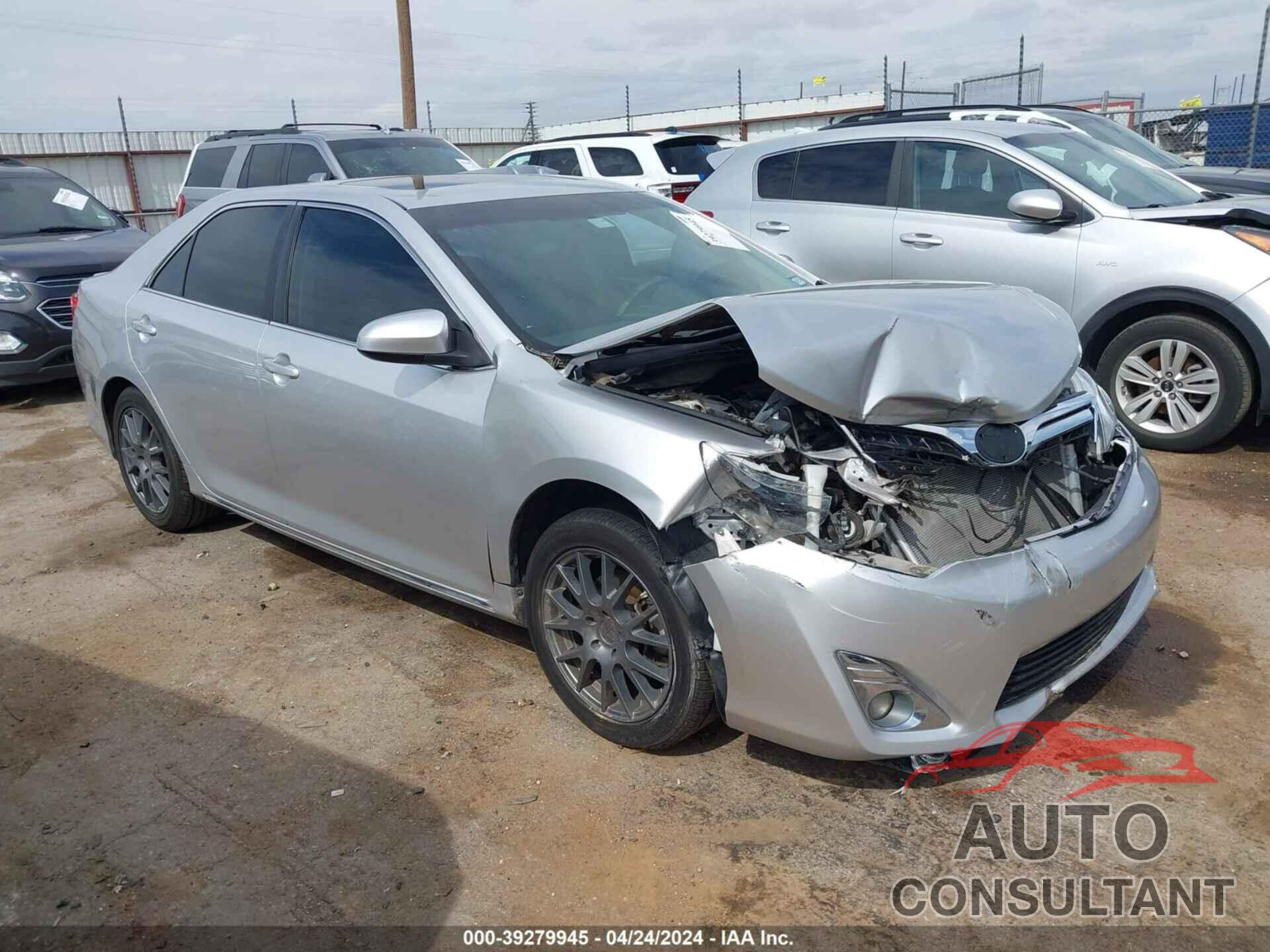 TOYOTA CAMRY 2012 - 4T4BF1FKXCR243383