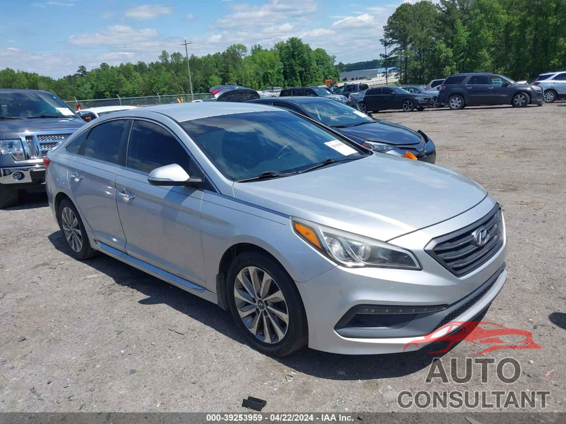 HYUNDAI SONATA 2016 - 5NPE34AFXGH397687
