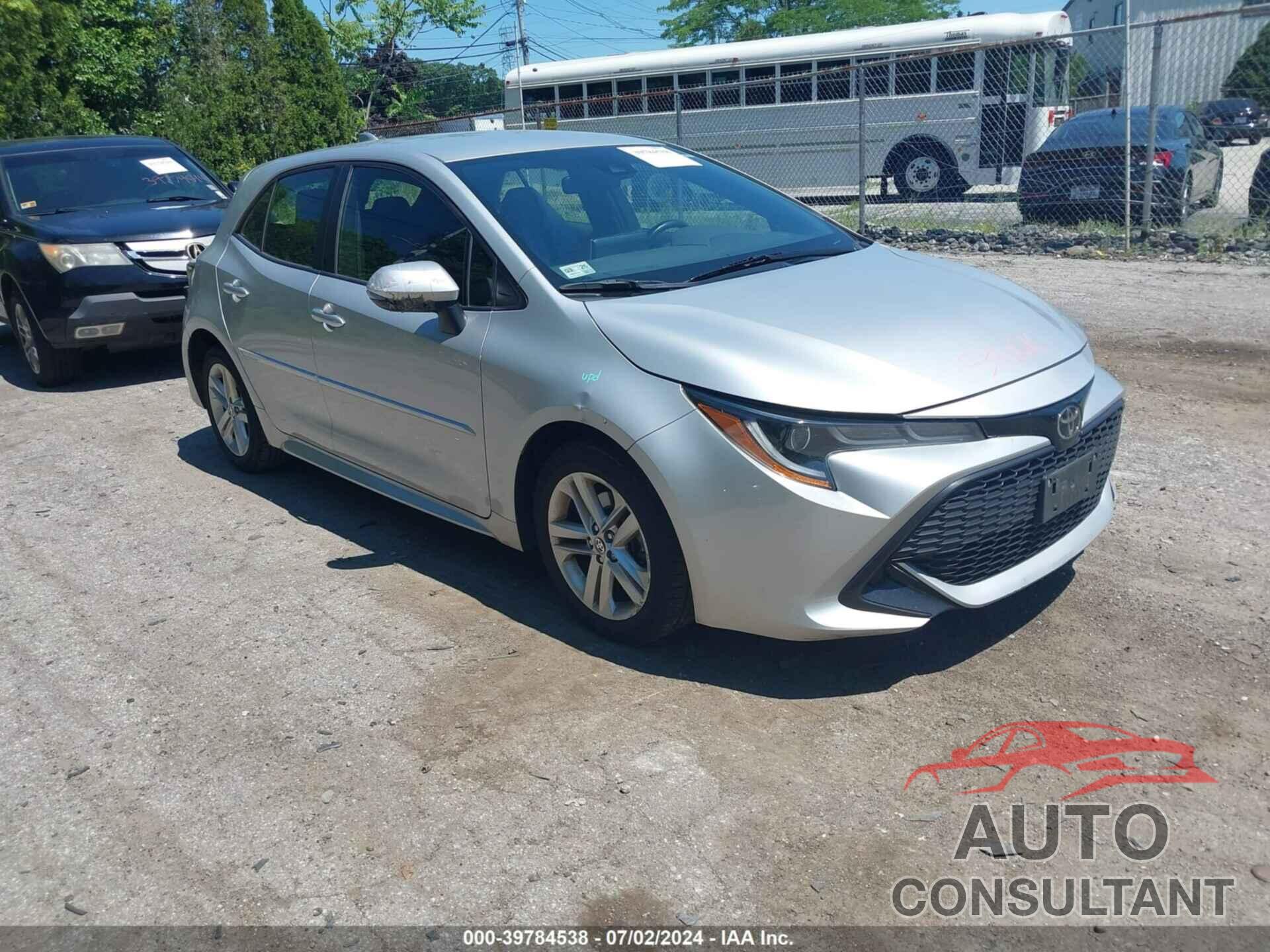 TOYOTA COROLLA 2019 - JTNK4RBE5K3041098