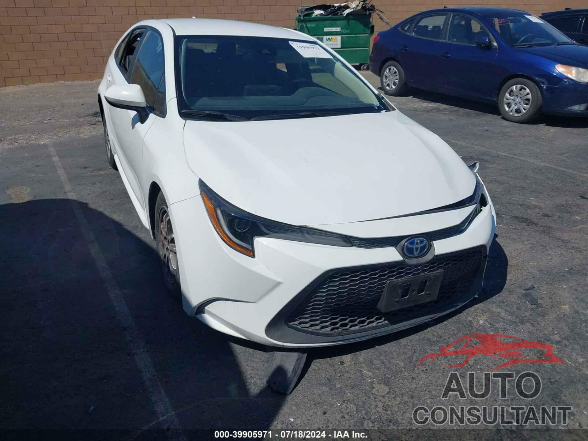 TOYOTA COROLLA 2022 - JTDEAMDE5N3006611