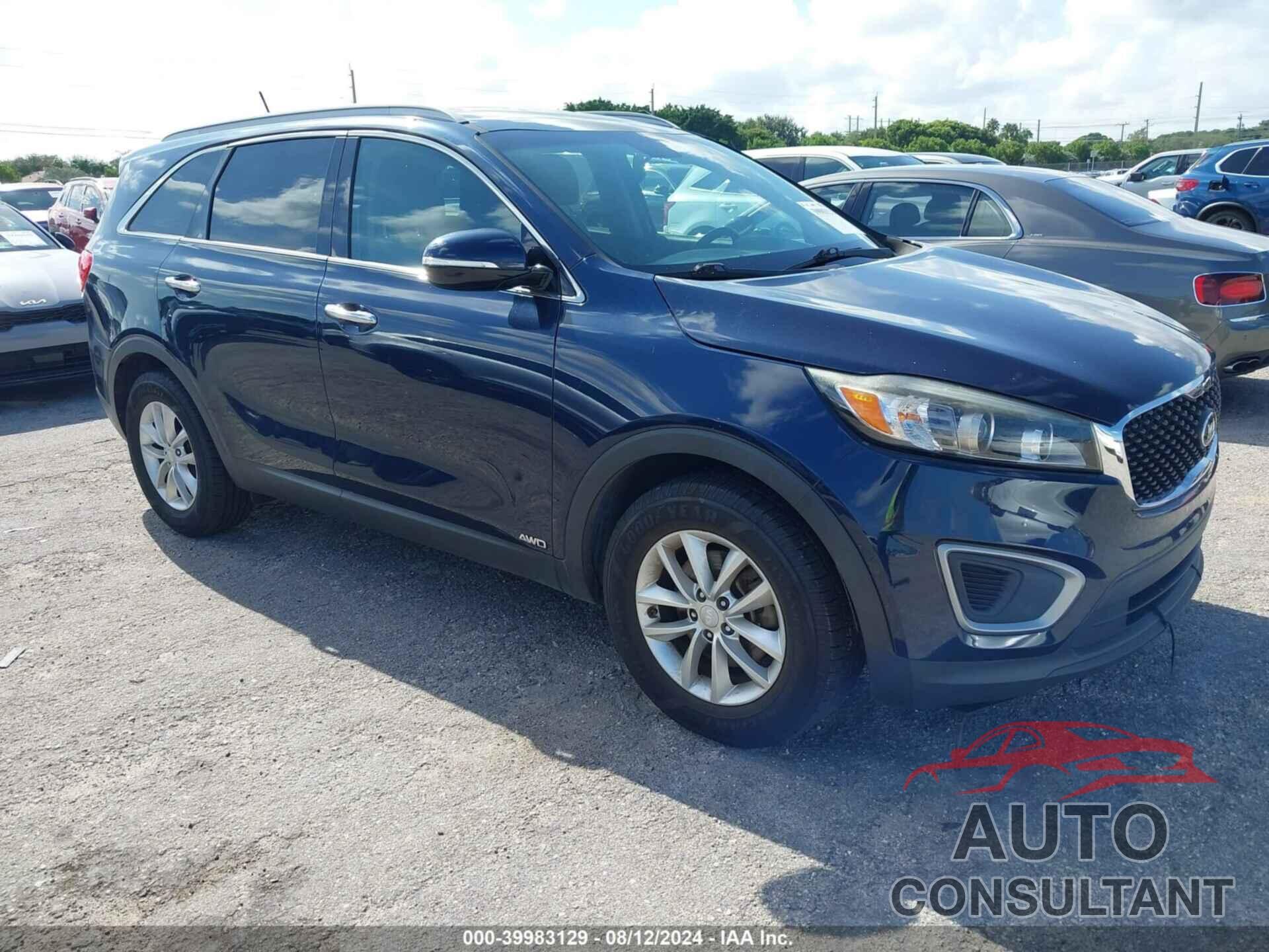 KIA SORENTO 2017 - 5XYPGDA35HG303484