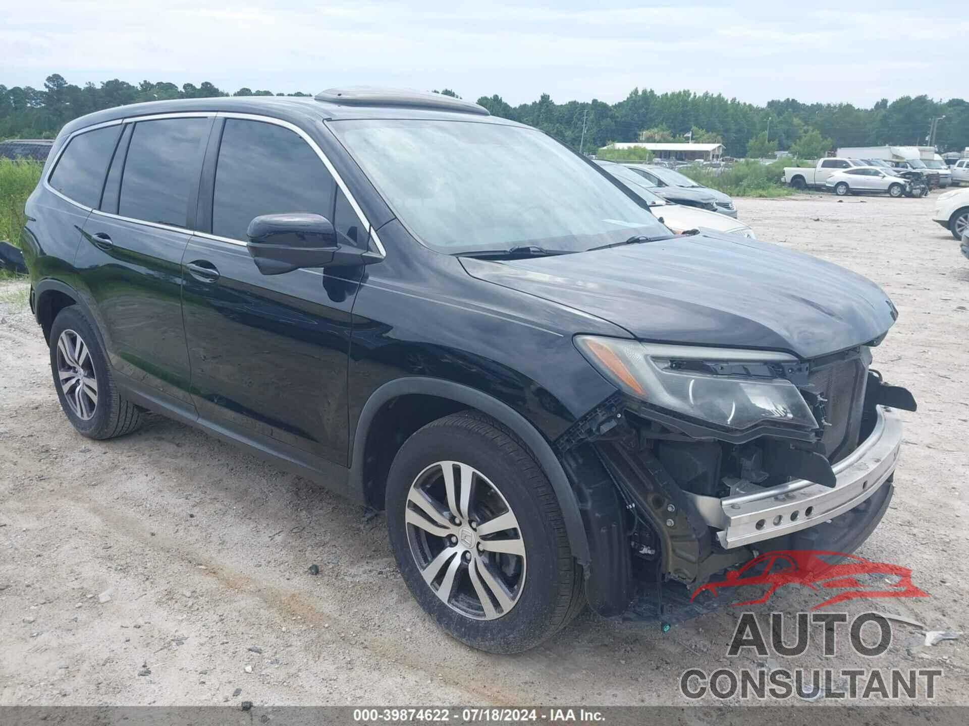 HONDA PILOT 2017 - 5FNYF5H55HB005769