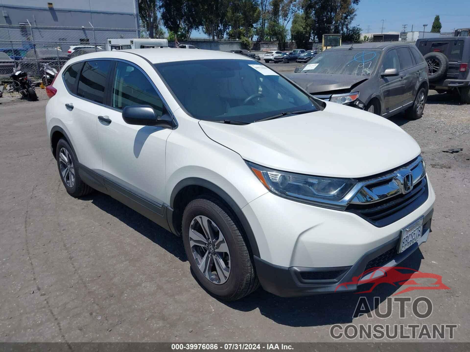 HONDA CR-V 2017 - 5J6RW5H31HL006492