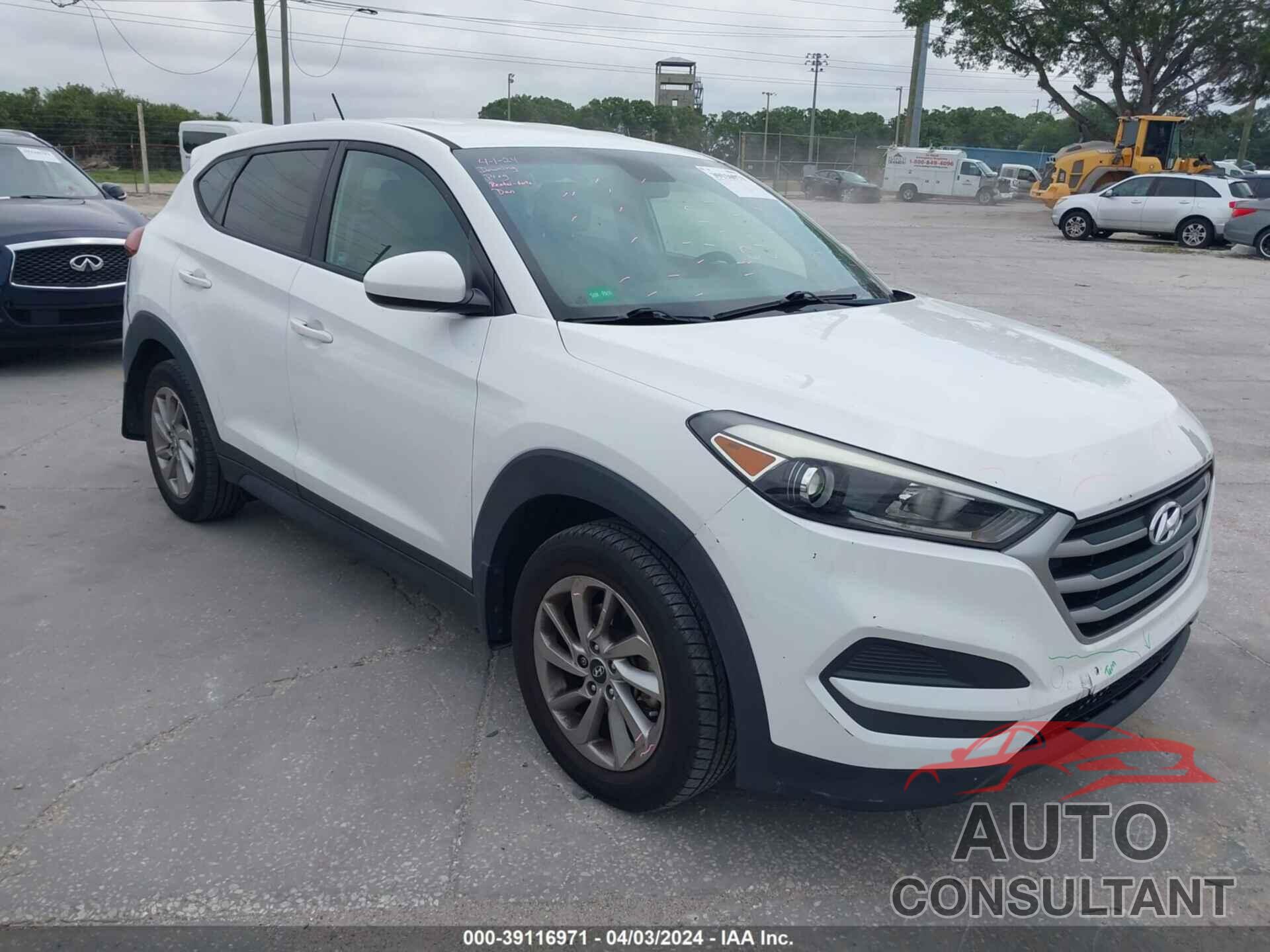 HYUNDAI TUCSON 2017 - KM8J23A42HU506835