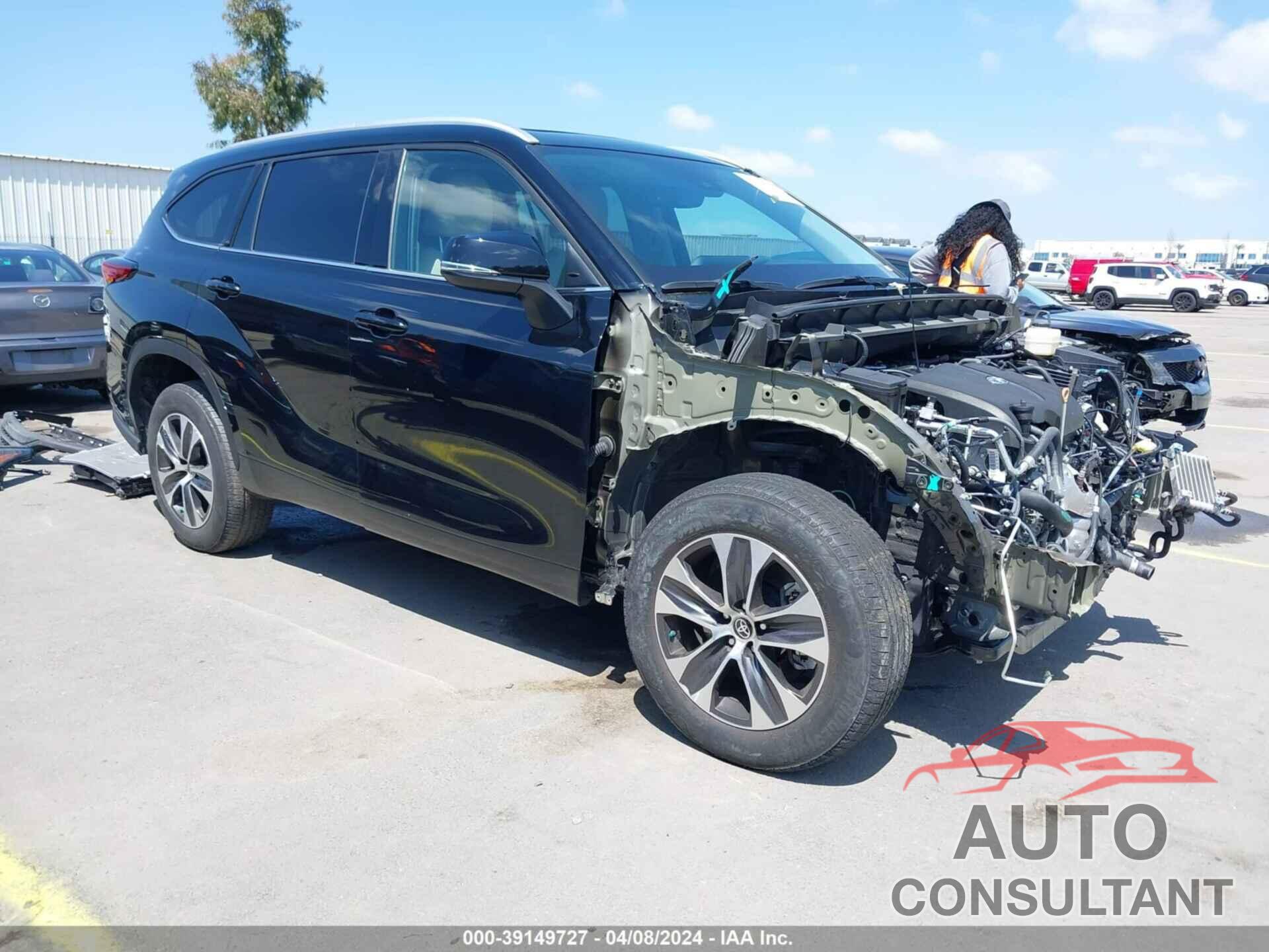 TOYOTA HIGHLANDER 2022 - 5TDGZRAH8NS111767