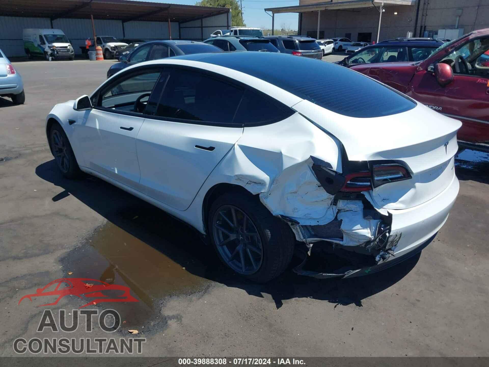 TESLA MODEL 3 2022 - 5YJ3E1EB7NF193349