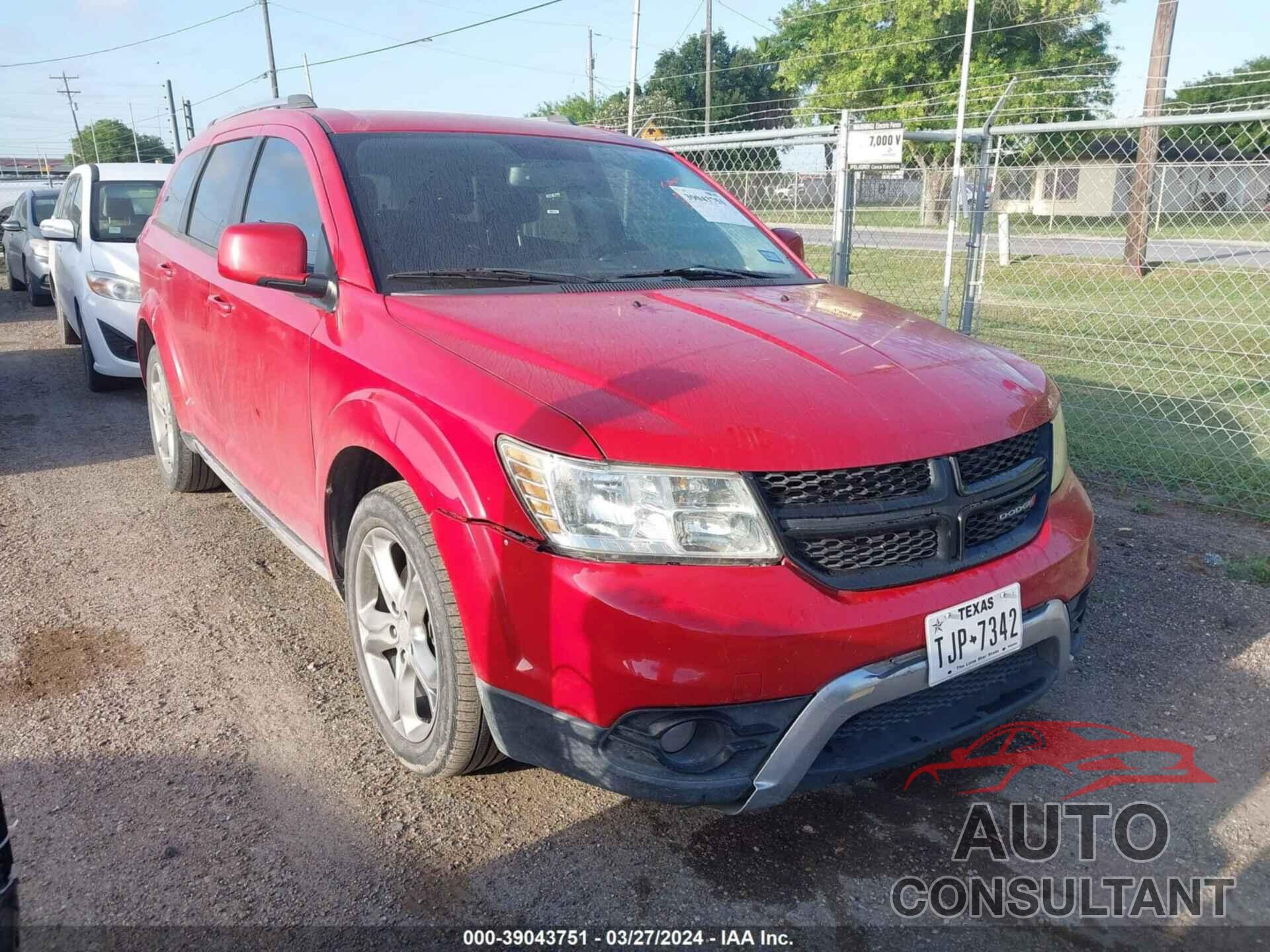 DODGE JOURNEY 2017 - 3C4PDDGGXHT615067