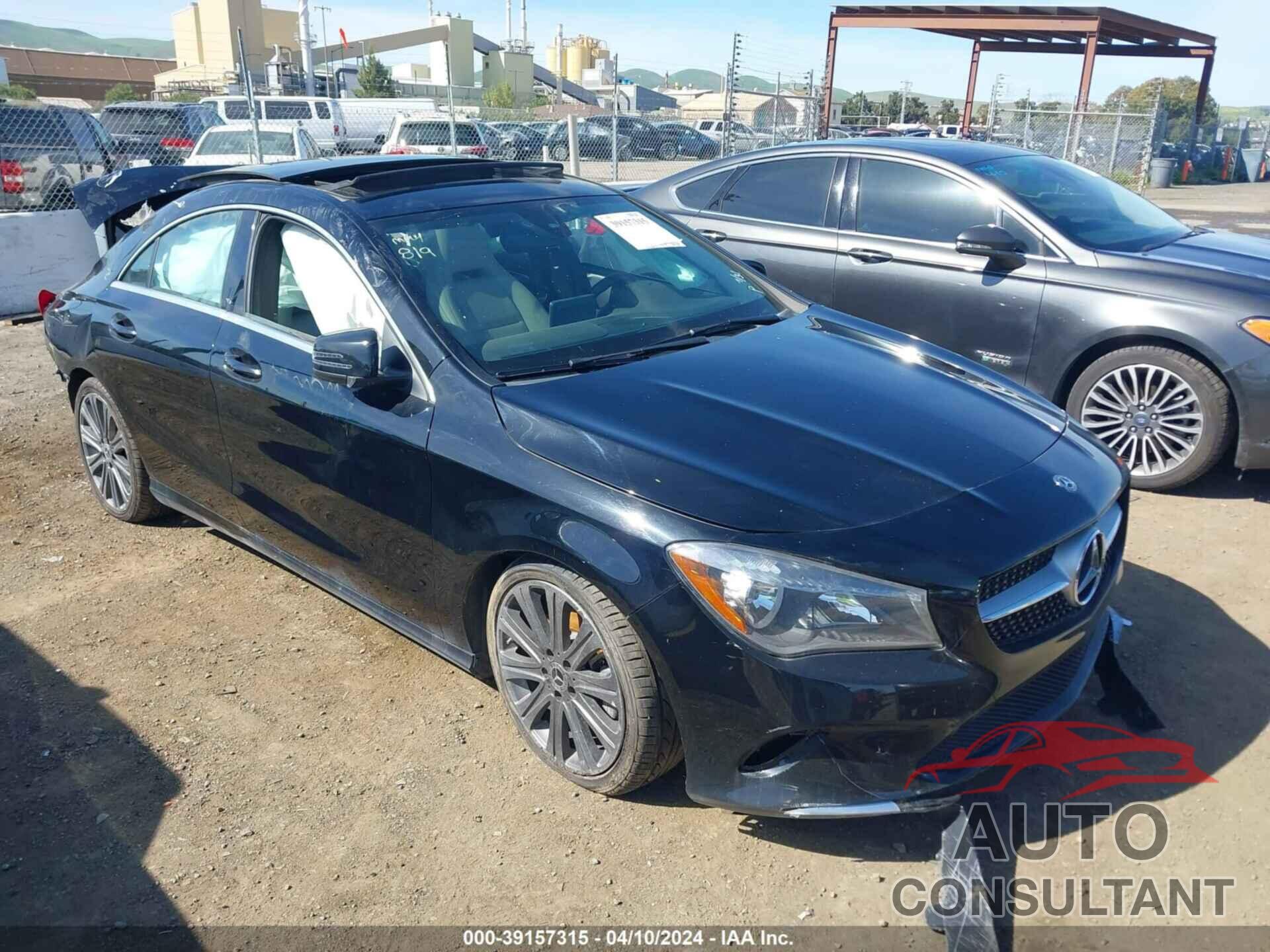 MERCEDES-BENZ CLA 250 2018 - WDDSJ4GB0JN530208