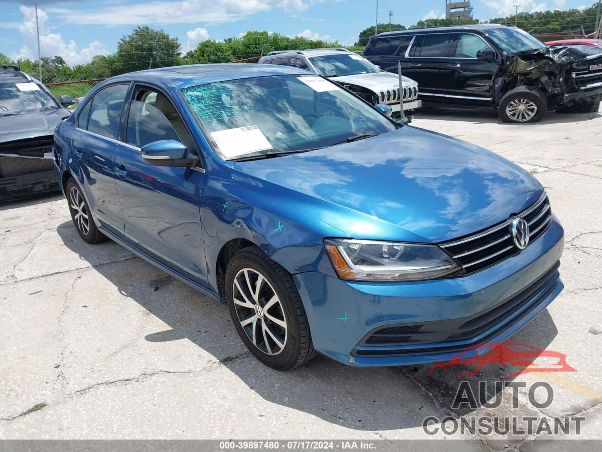 VOLKSWAGEN JETTA 2017 - 3VWDB7AJ6HM288785