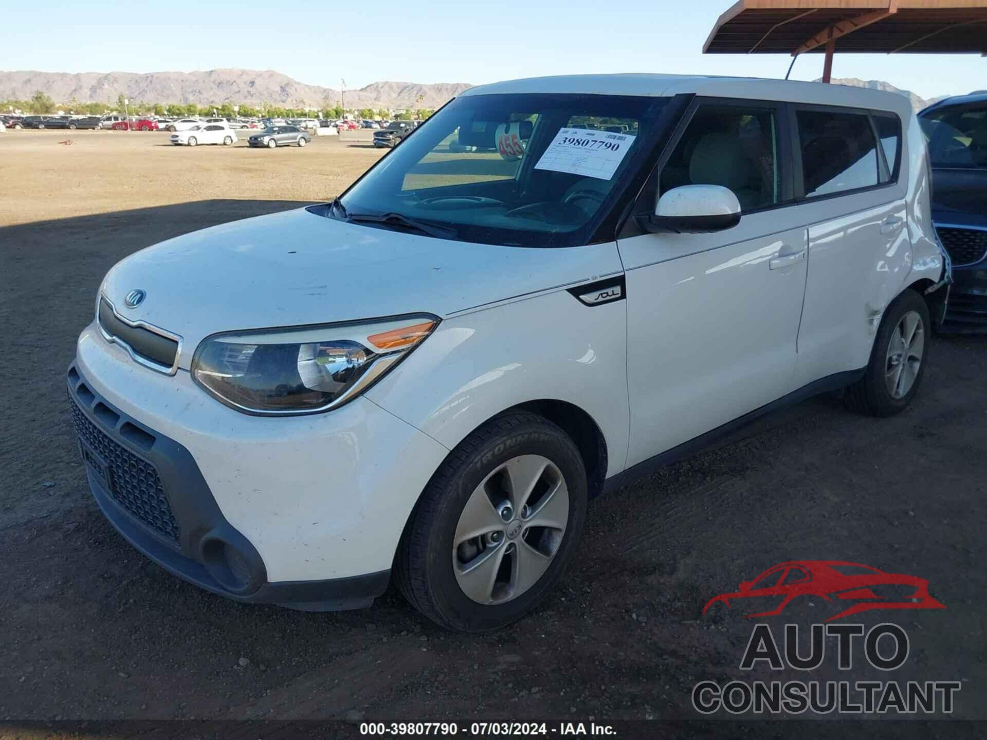 KIA SOUL 2016 - KNDJN2A25G7316724