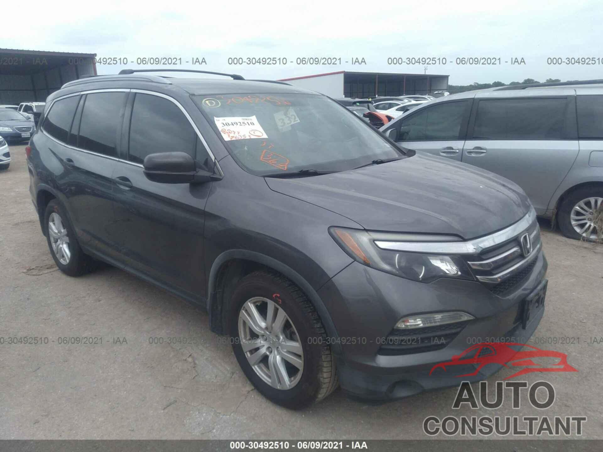 HONDA PILOT 2016 - 5FNYF5H14GB021554