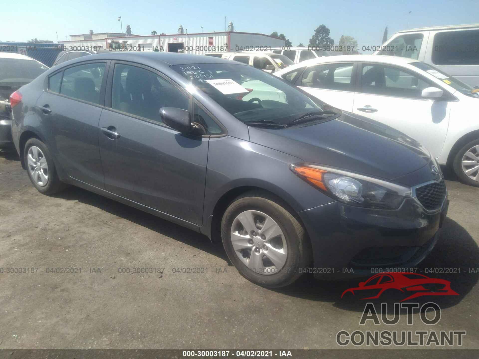 KIA FORTE 2016 - KNAFK4A63G5549894