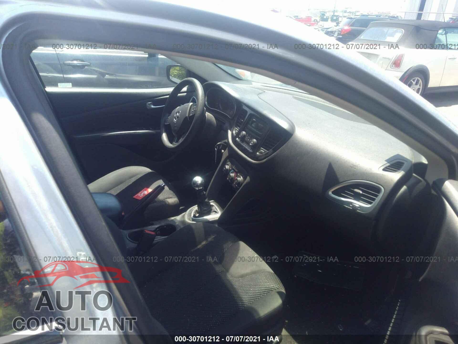 DODGE DART 2016 - 1C3CDFAA3GD592013