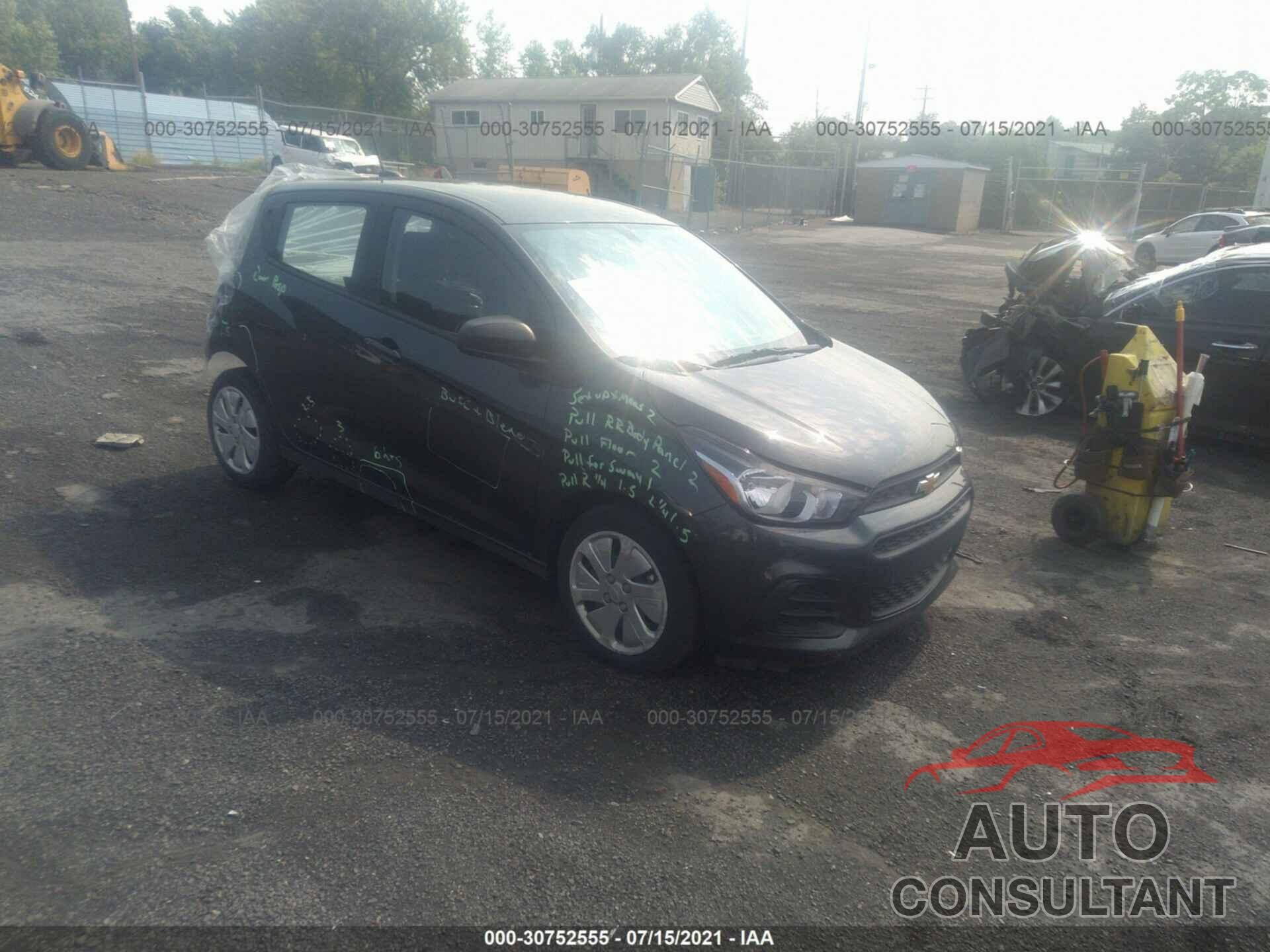 CHEVROLET SPARK 2018 - KL8CB6SA5JC439834