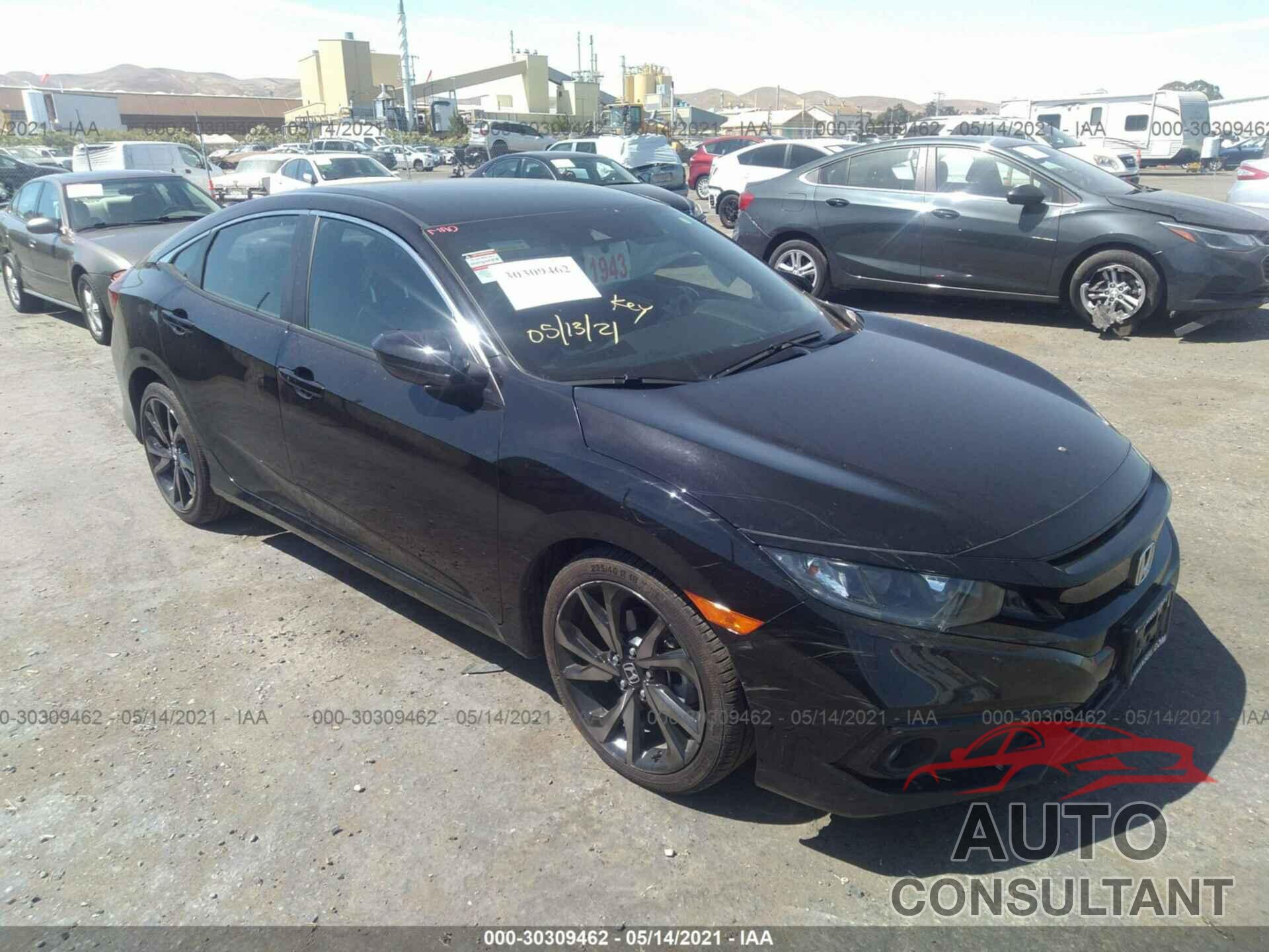 HONDA CIVIC SEDAN 2019 - 2HGFC2F80KH584992