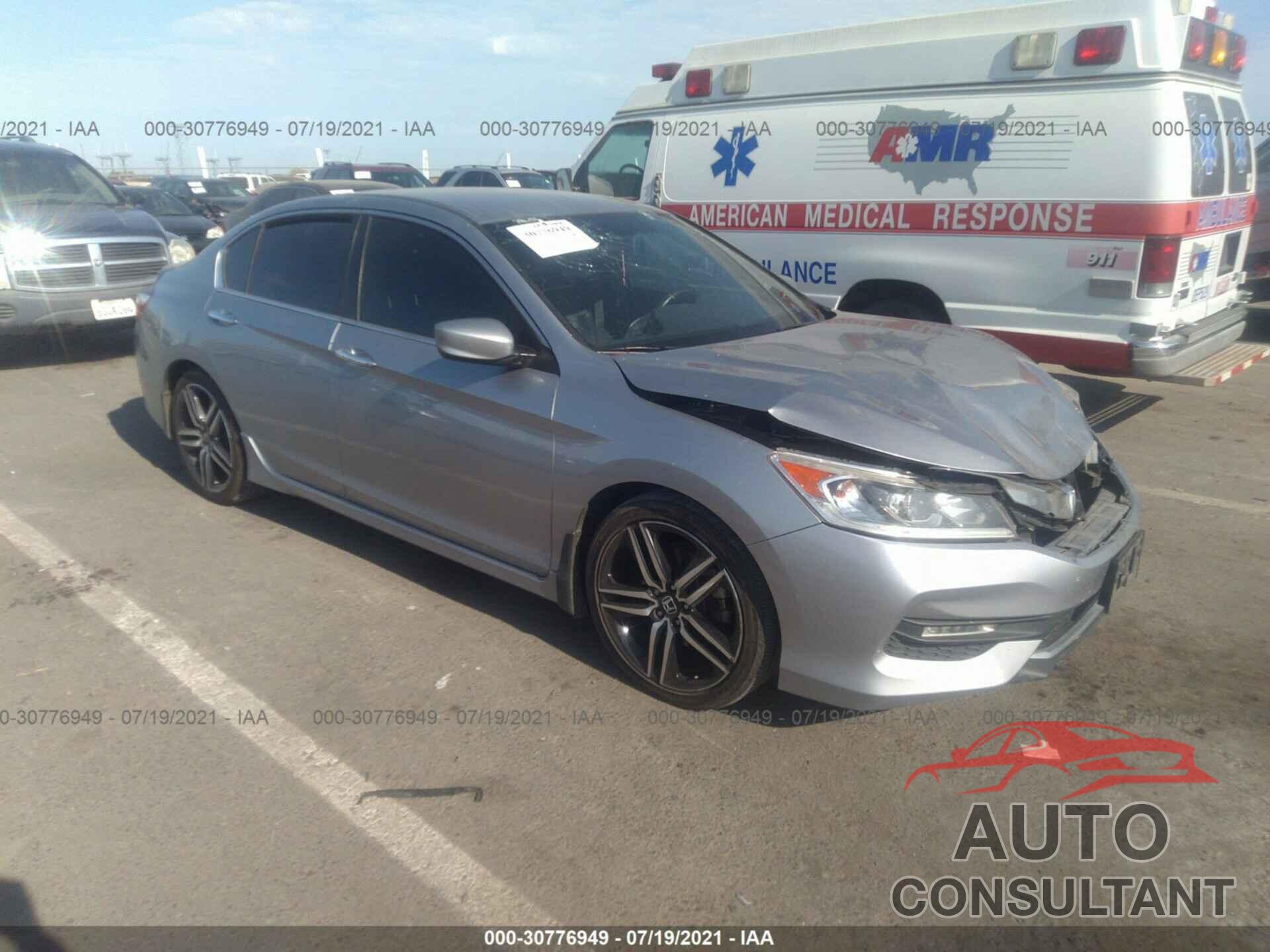 HONDA ACCORD SEDAN 2017 - 1HGCR2F16HA040721