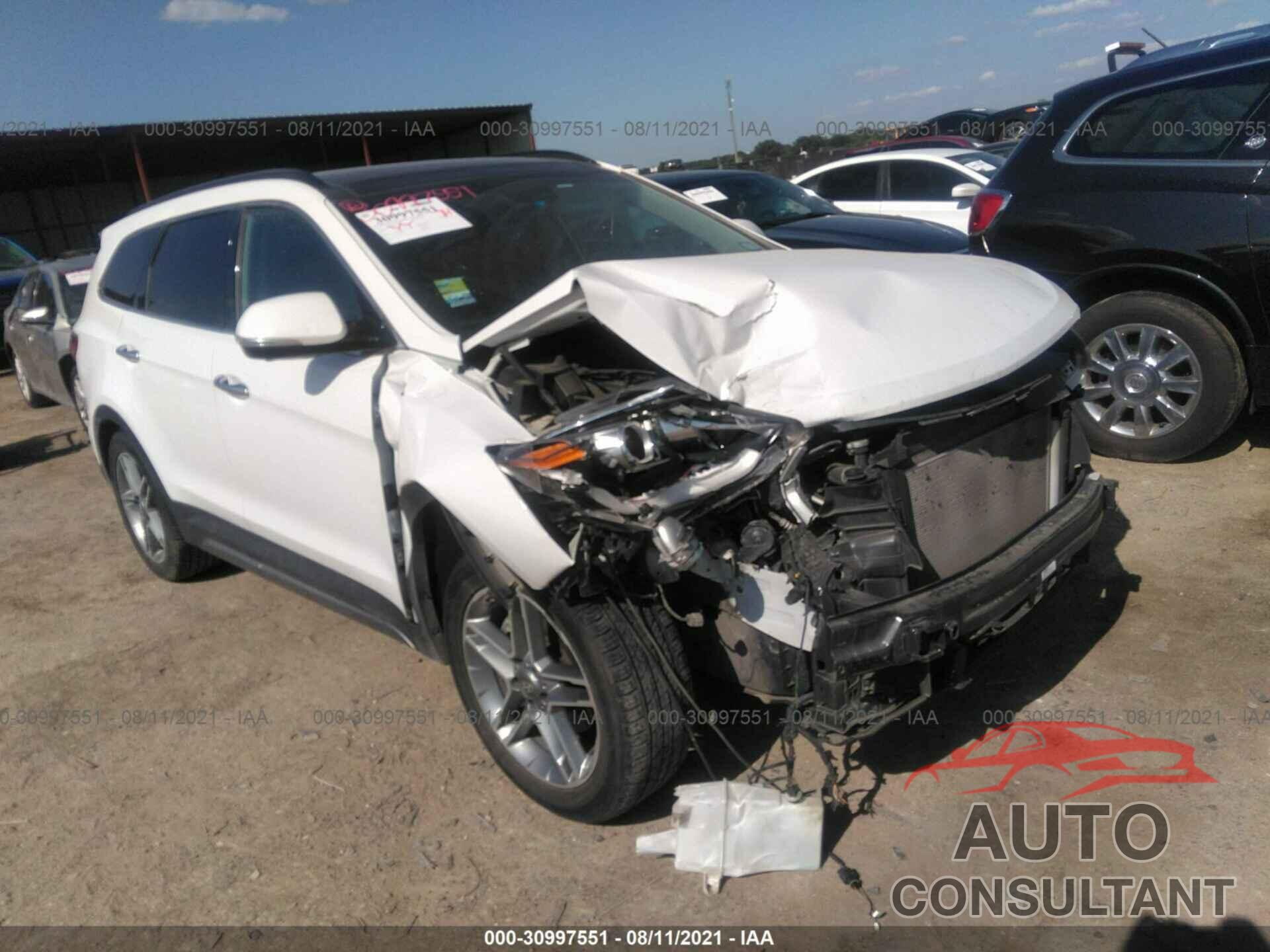 HYUNDAI SANTA FE 2017 - KM8SR4HF8HU235342
