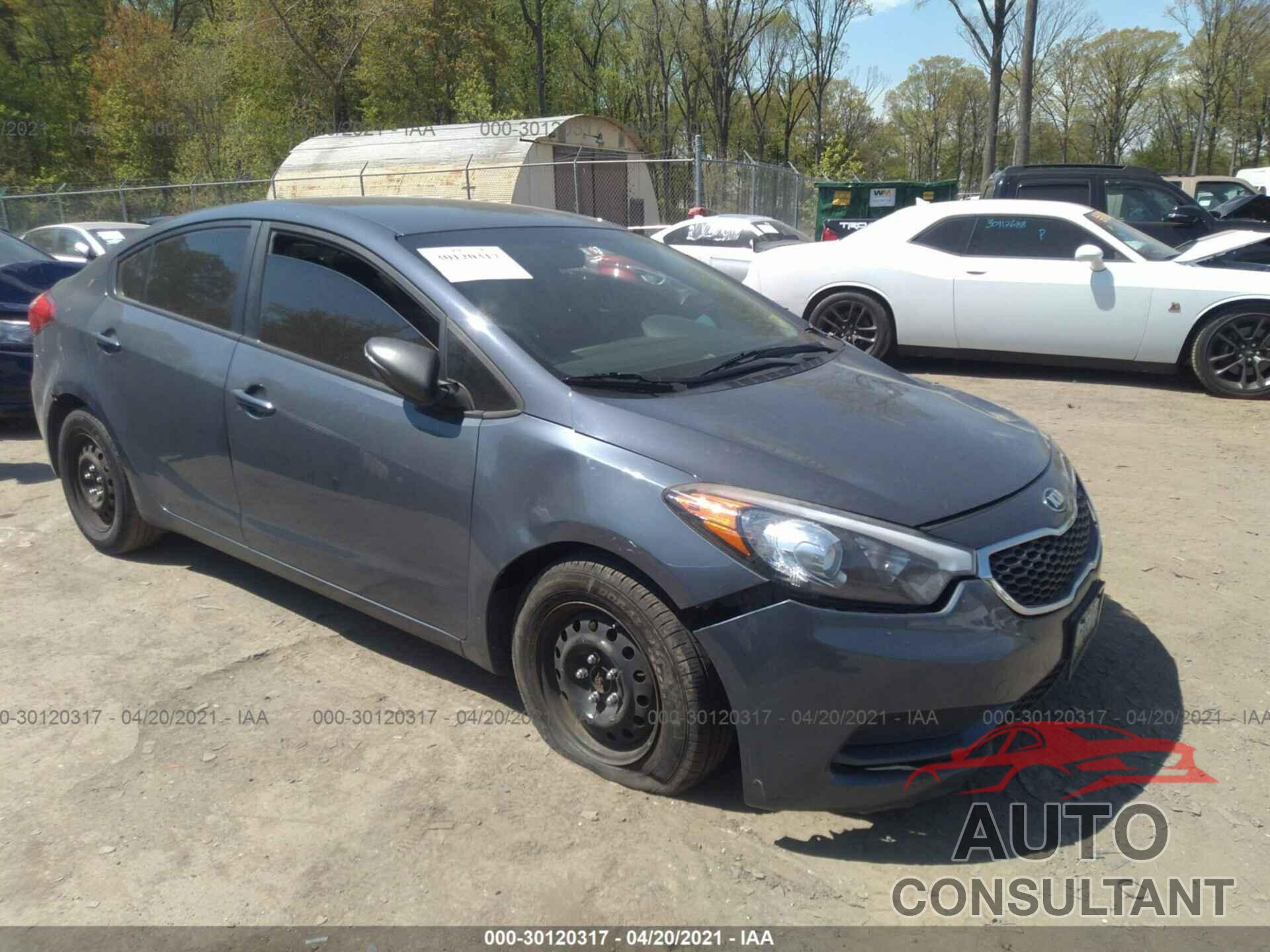 KIA FORTE 2016 - KNAFX4A64G5541501