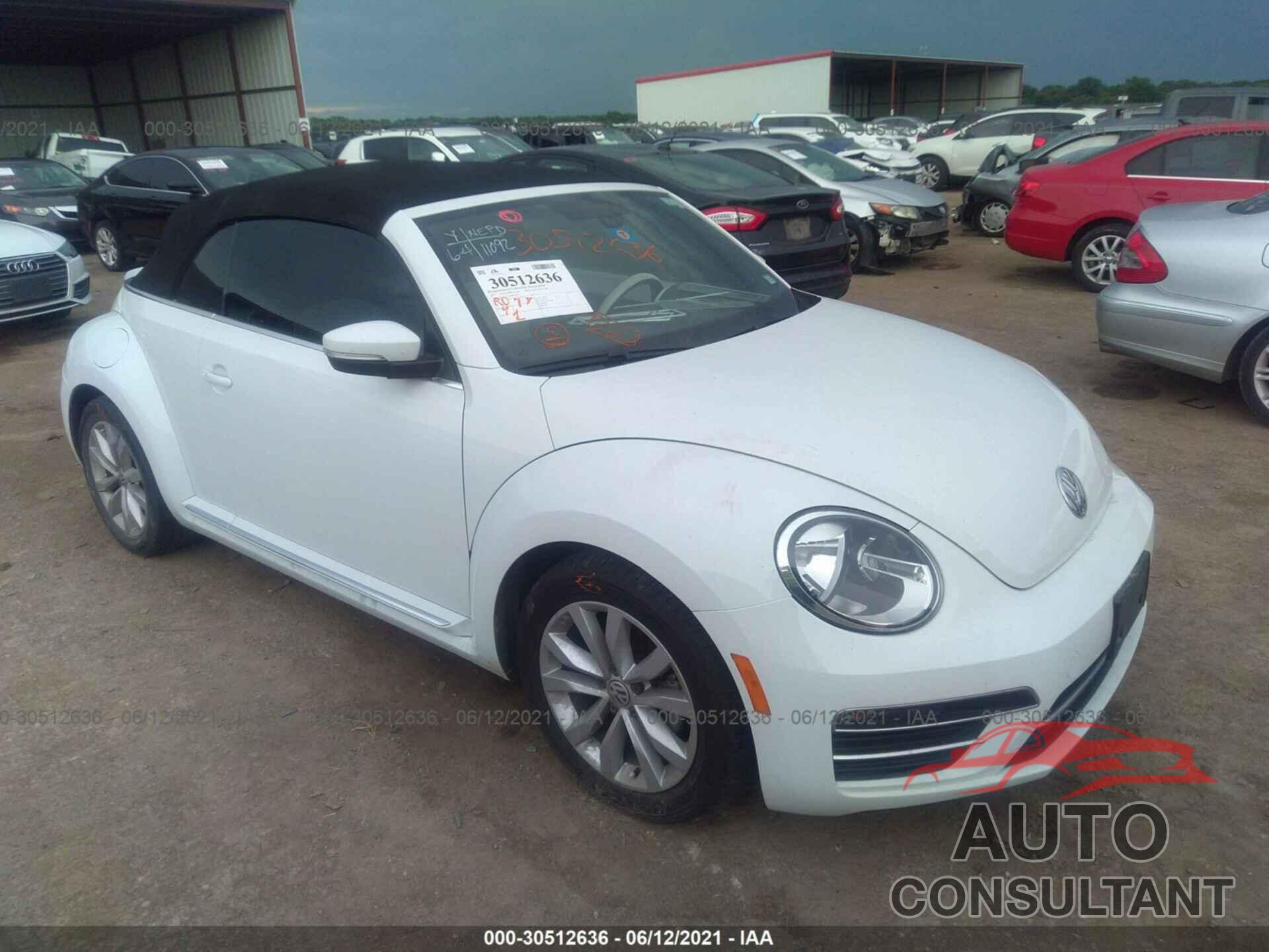 VOLKSWAGEN BEETLE CONVERTIBLE 2017 - 3VW517AT8HM809210