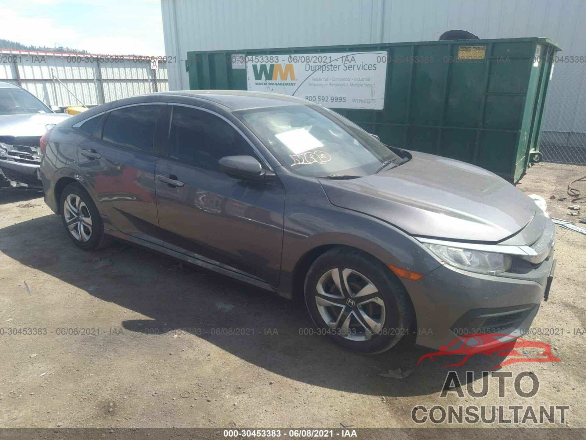 HONDA CIVIC SEDAN 2016 - 2HGFC2F51GH501096