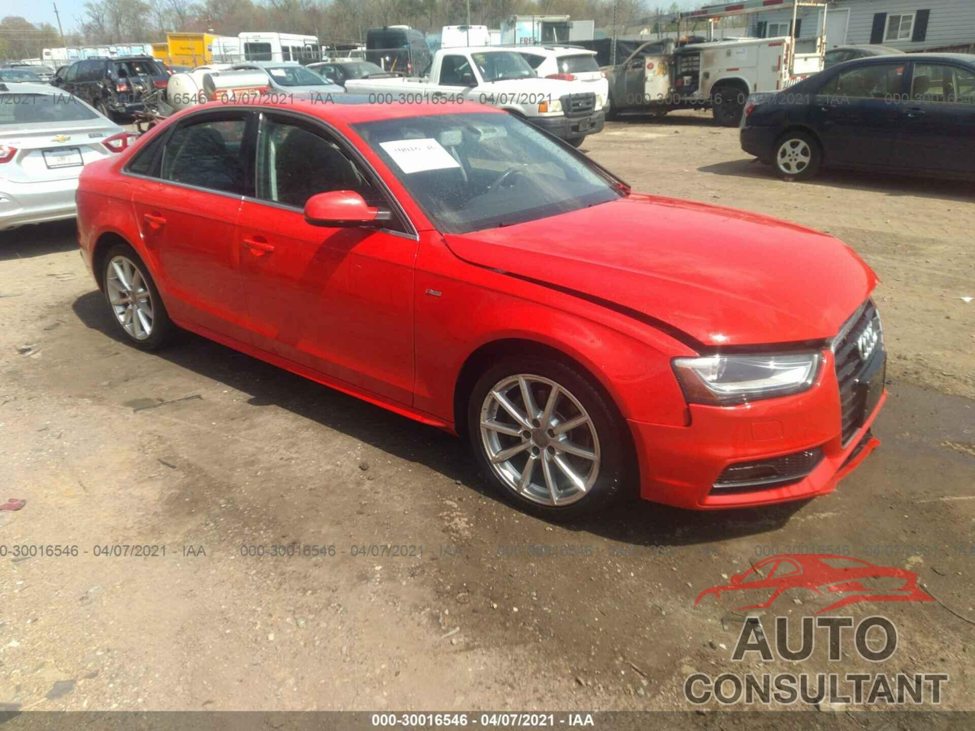 AUDI A4 2016 - WAUFFAFL9GN012674