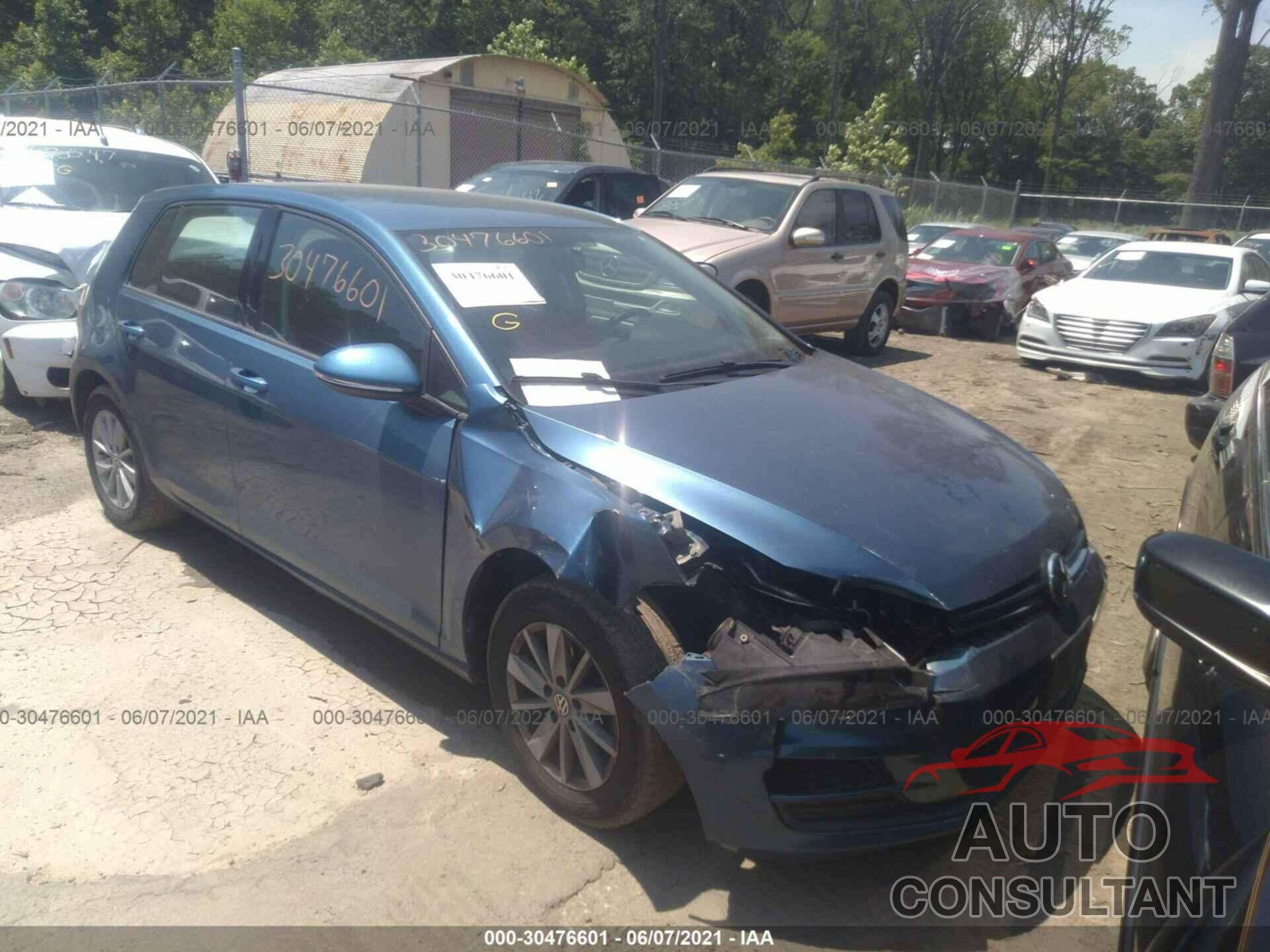 VOLKSWAGEN GOLF 2016 - 3VW217AU3GM026595