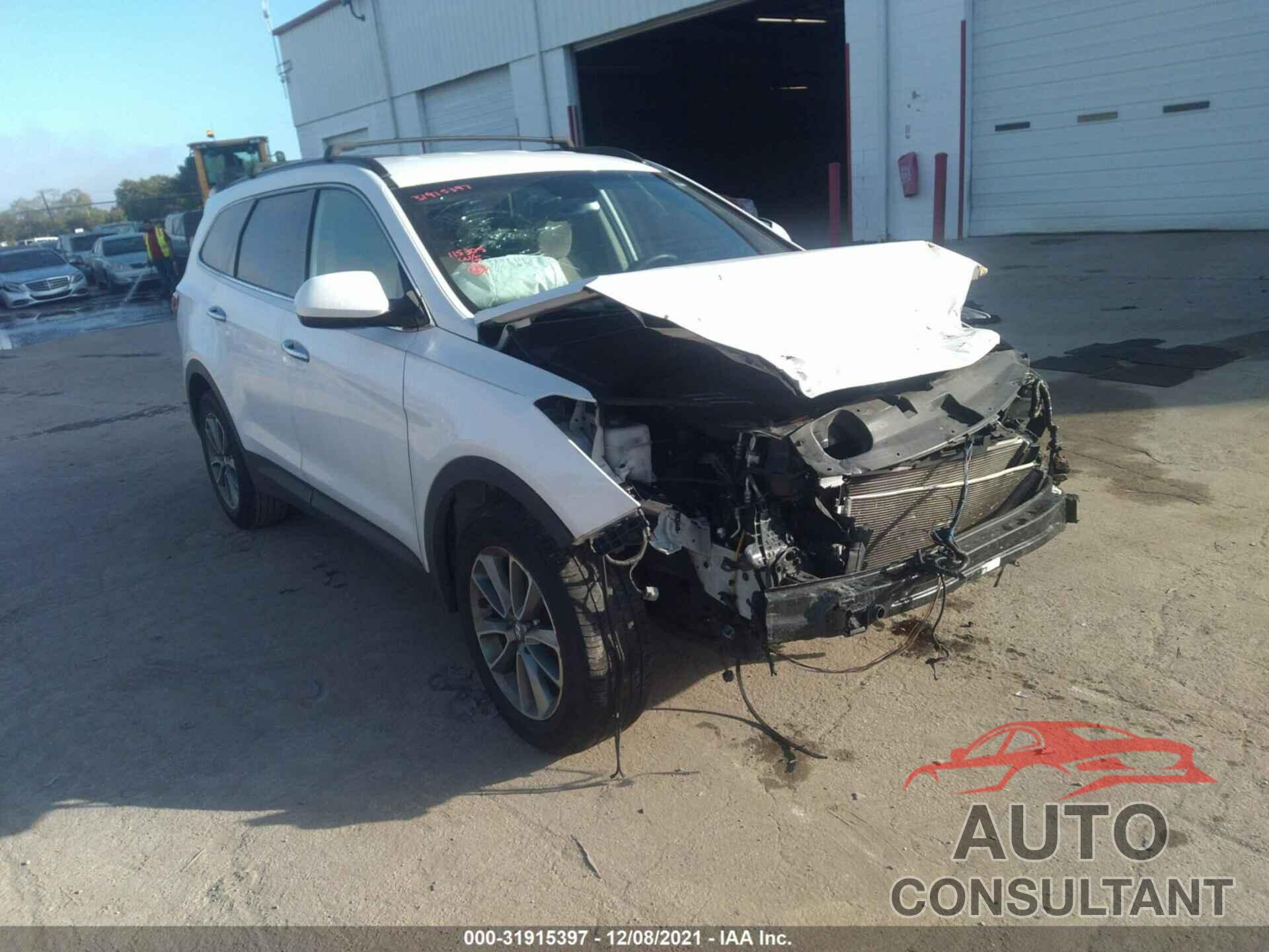 HYUNDAI SANTA FE 2017 - KM8SM4HF5HU189340