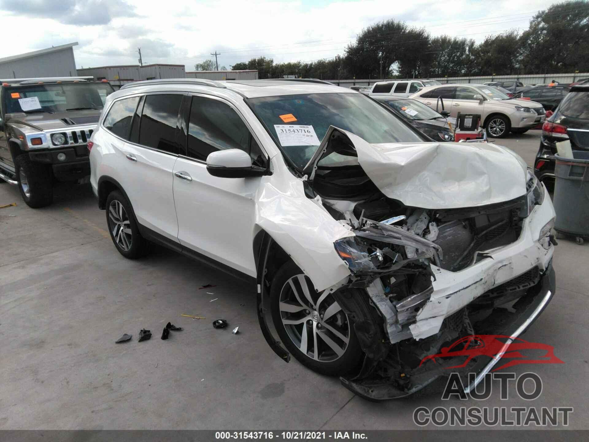 HONDA PILOT 2018 - 5FNYF6H05JB023527