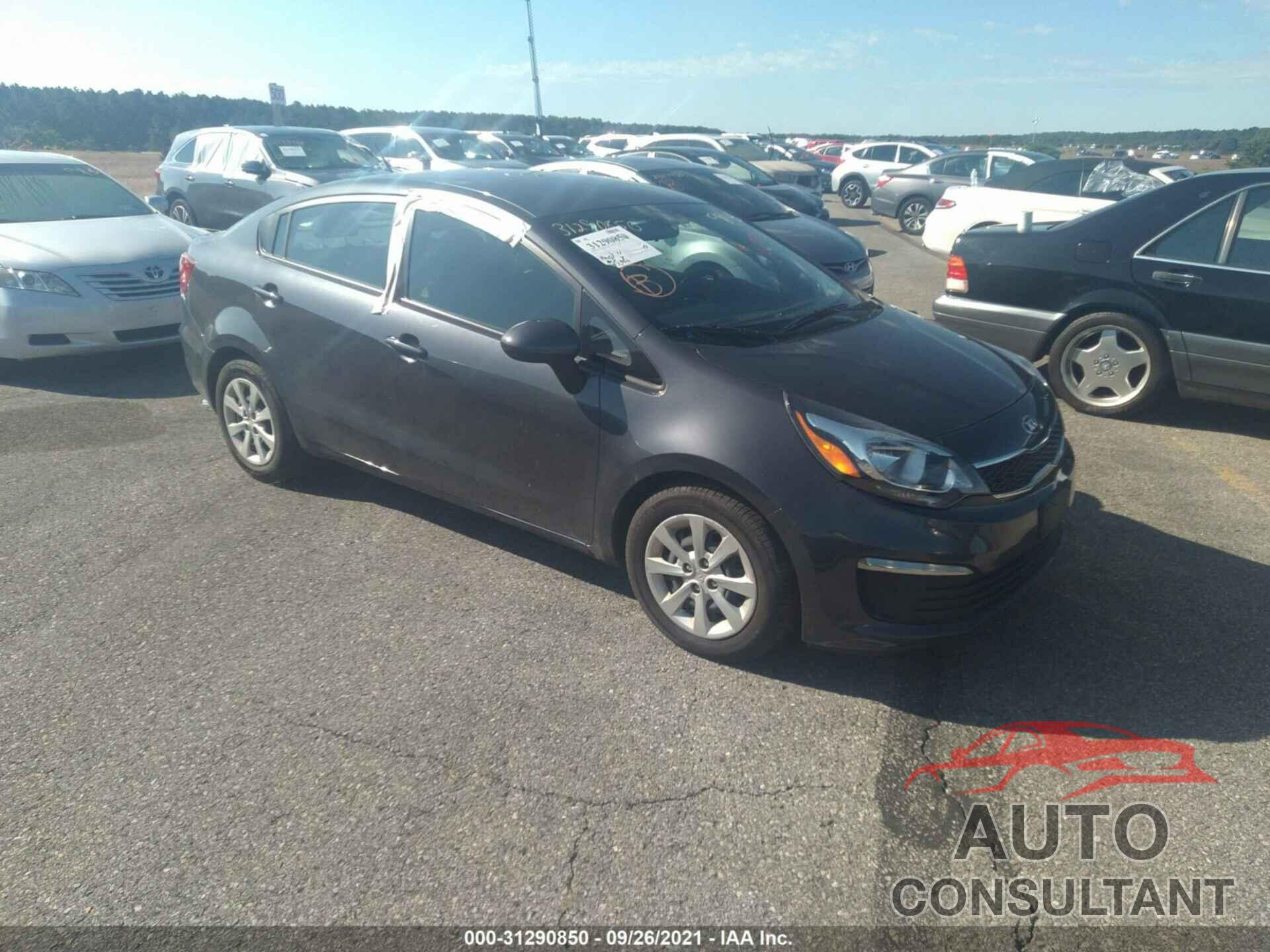 KIA RIO 2016 - KNADN4A35G6589358
