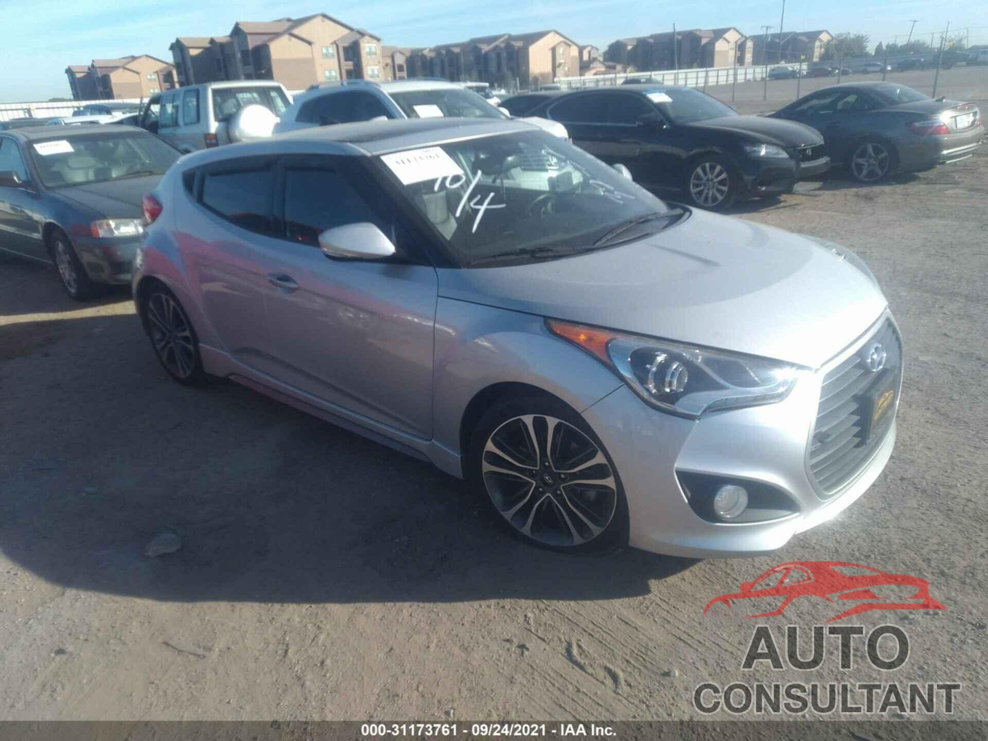 HYUNDAI VELOSTER 2016 - KMHTC6AE4GU257145