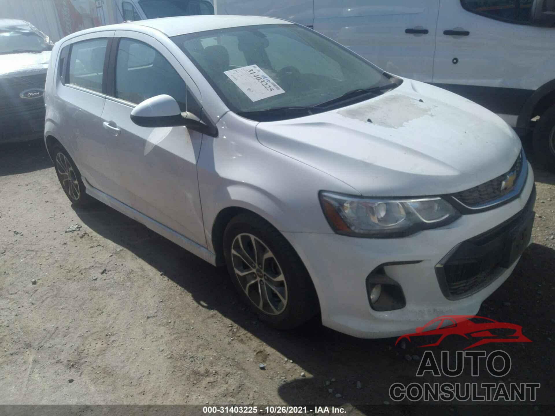 CHEVROLET SONIC 2017 - 1G1JD6SGXH4108645
